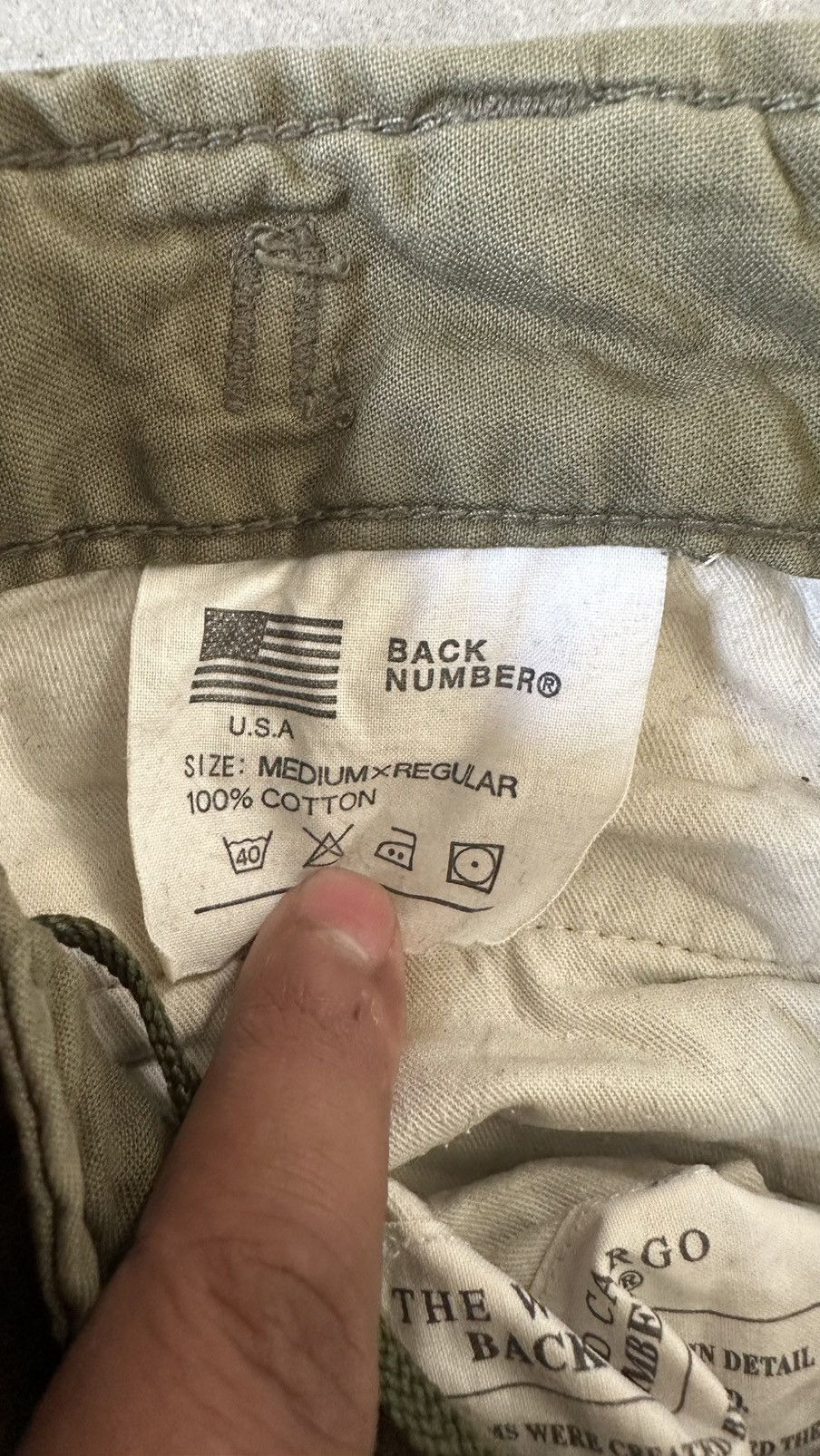 Other VINTAGE THE WORLD CARGO BACK NUMBER MILITARY PANT Size US 32 / EU 48 - 9 Thumbnail