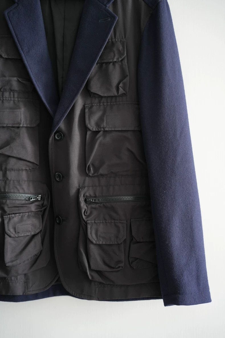 Yohji Yamamoto Yohji Yamamoto Yohji Yamamoto Tactical Blazer with Pockets Size US S / EU 44-46 / 1 - 5 Thumbnail