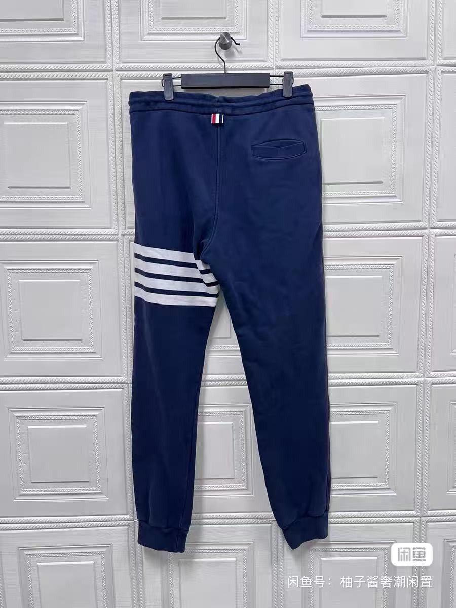 Thom Browne Thom Browne Men's Casual Pants in Deep Blue . Size US 30 / EU 46 - 2 Thumbnail