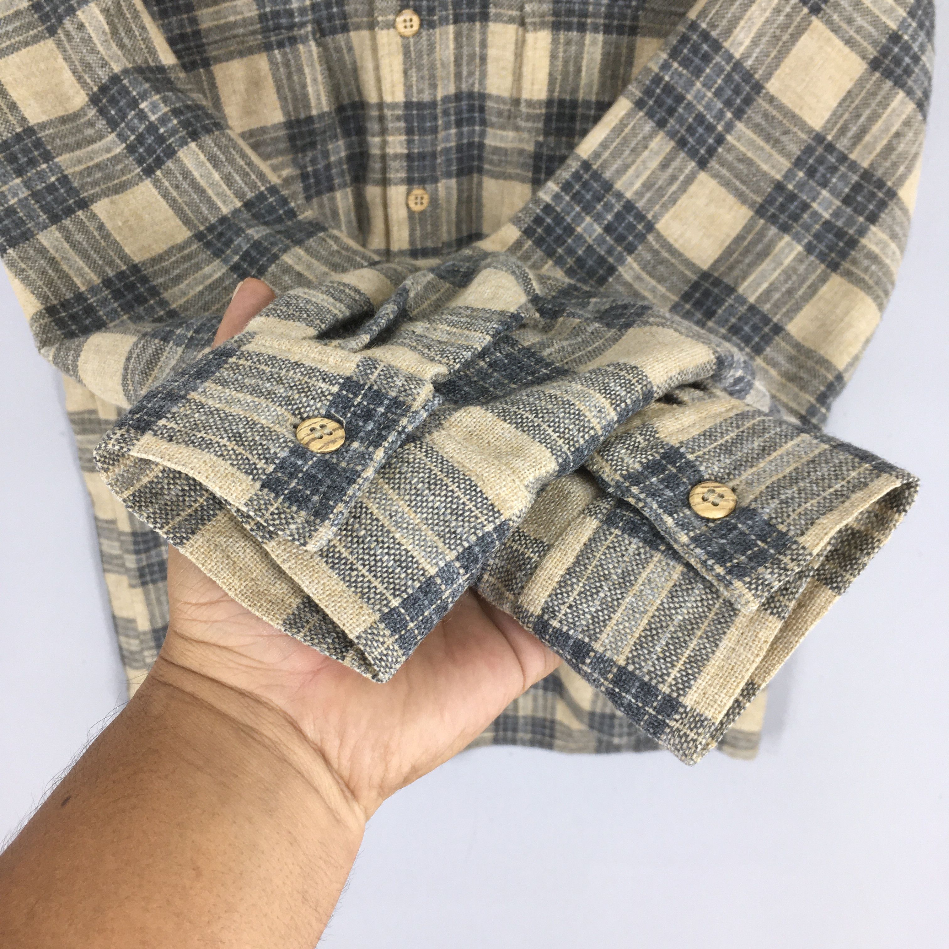 Vintage Vintage 1980s Gwendolyn Plaid Checkered Flannel Shirt Medium Size US M / EU 48-50 / 2 - 4 Thumbnail