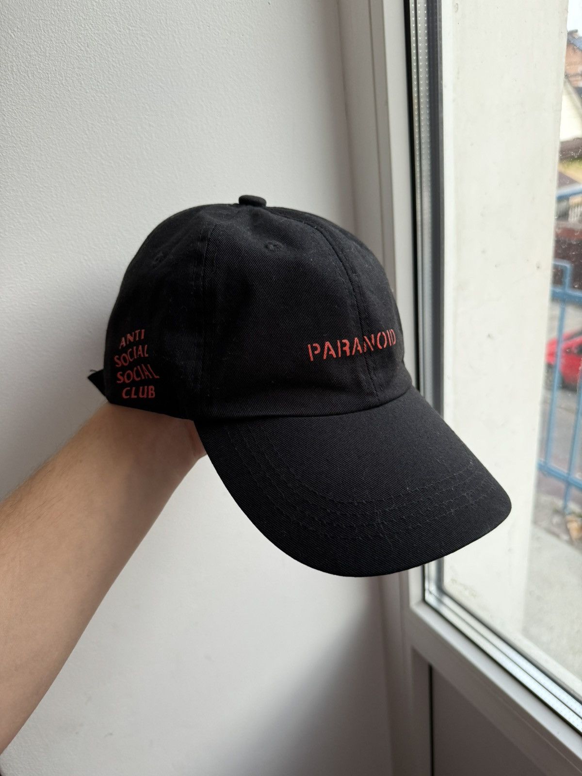 Anti Social Social Club × Undefeated ASSC × Undefeated Paranoid Black Cap Hat Size ONE SIZE - 3 Thumbnail