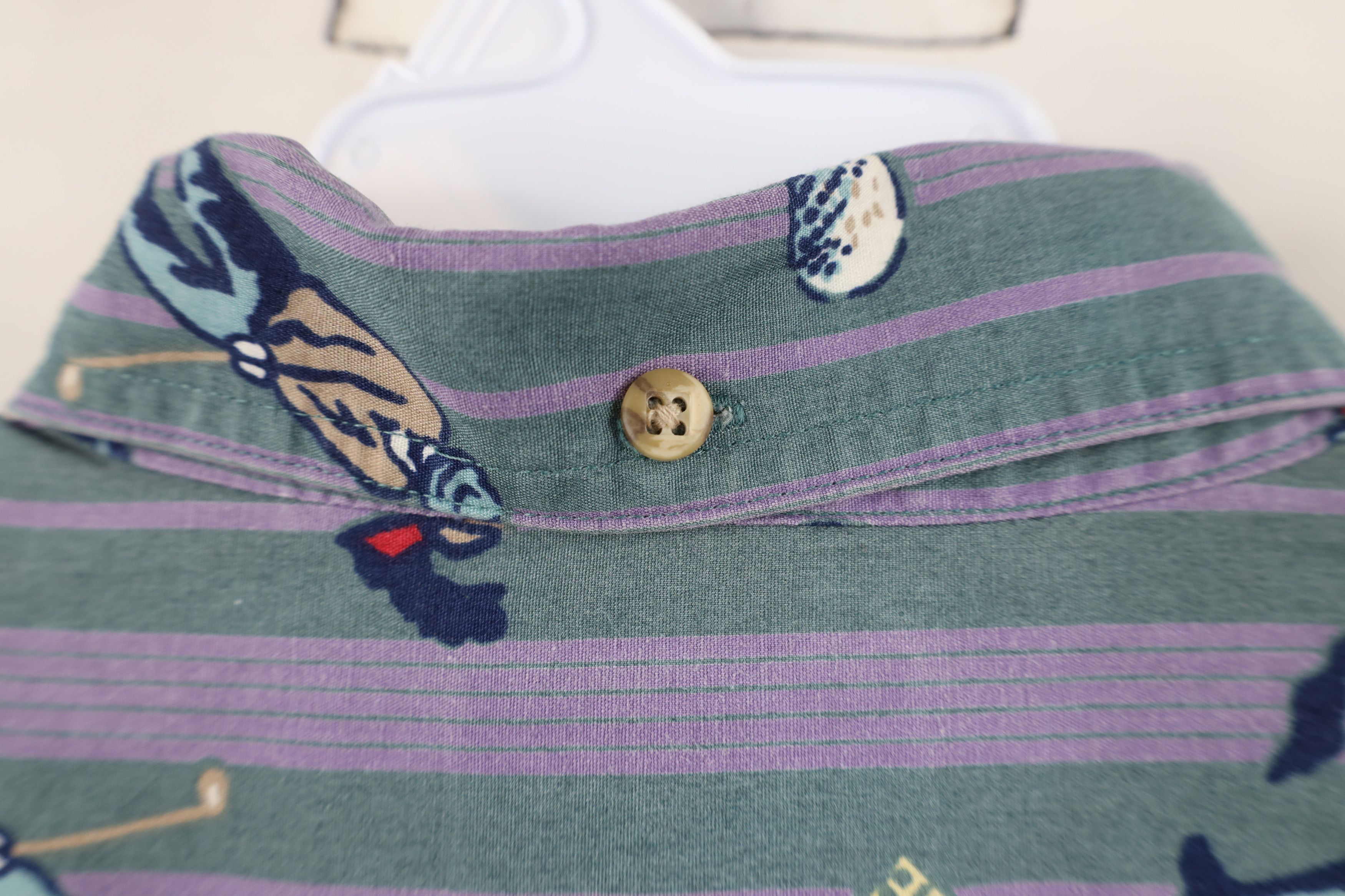 Vintage Vintage 90s Streetwear Over Print Short Sleeve Button Shirt Size US M / EU 48-50 / 2 - 11 Thumbnail