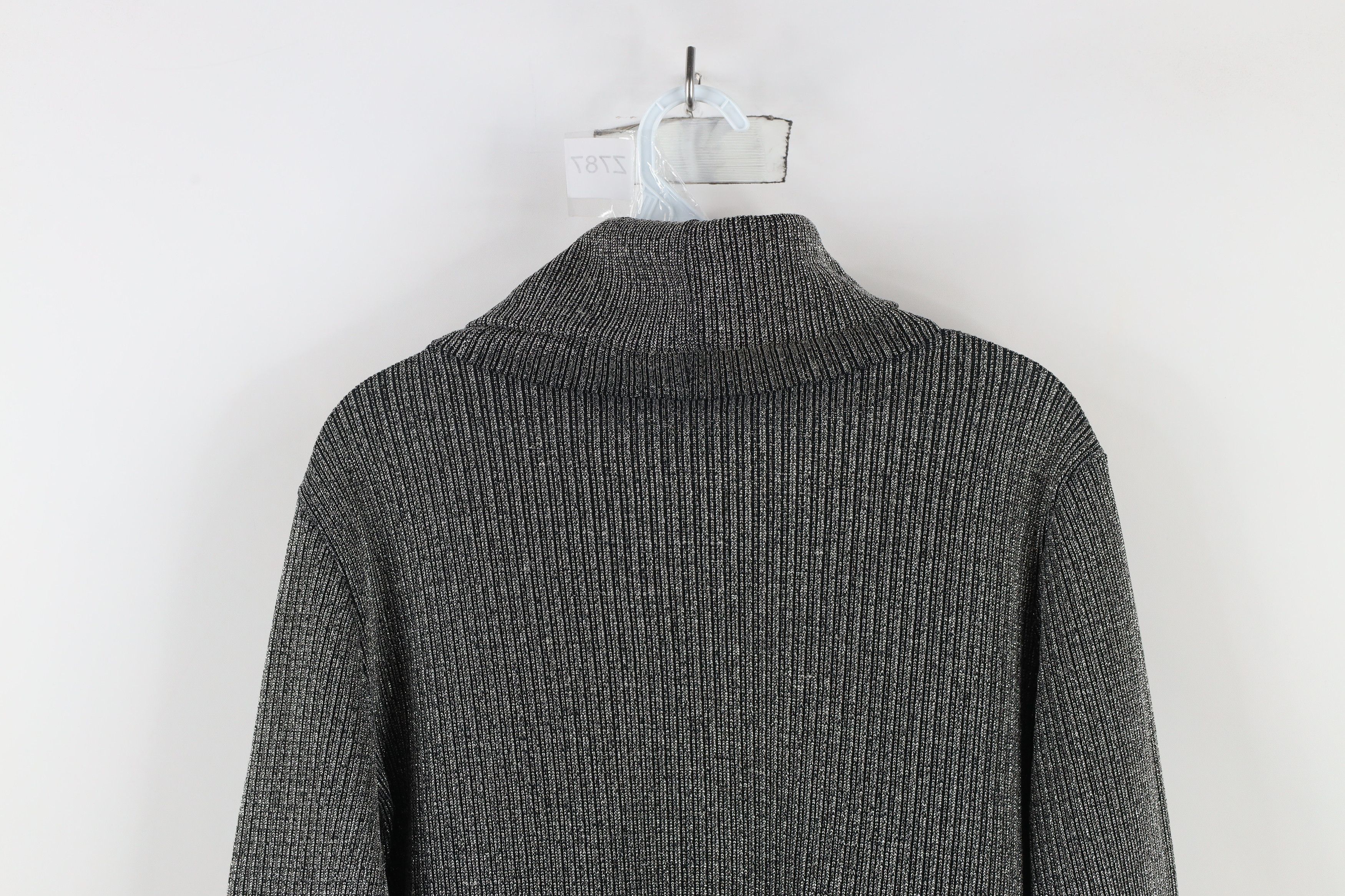 Vintage Vintage 70s Streetwear Ribbed Knit Turtleneck Shirt USA Size L / US 10 / IT 46 - 10 Thumbnail