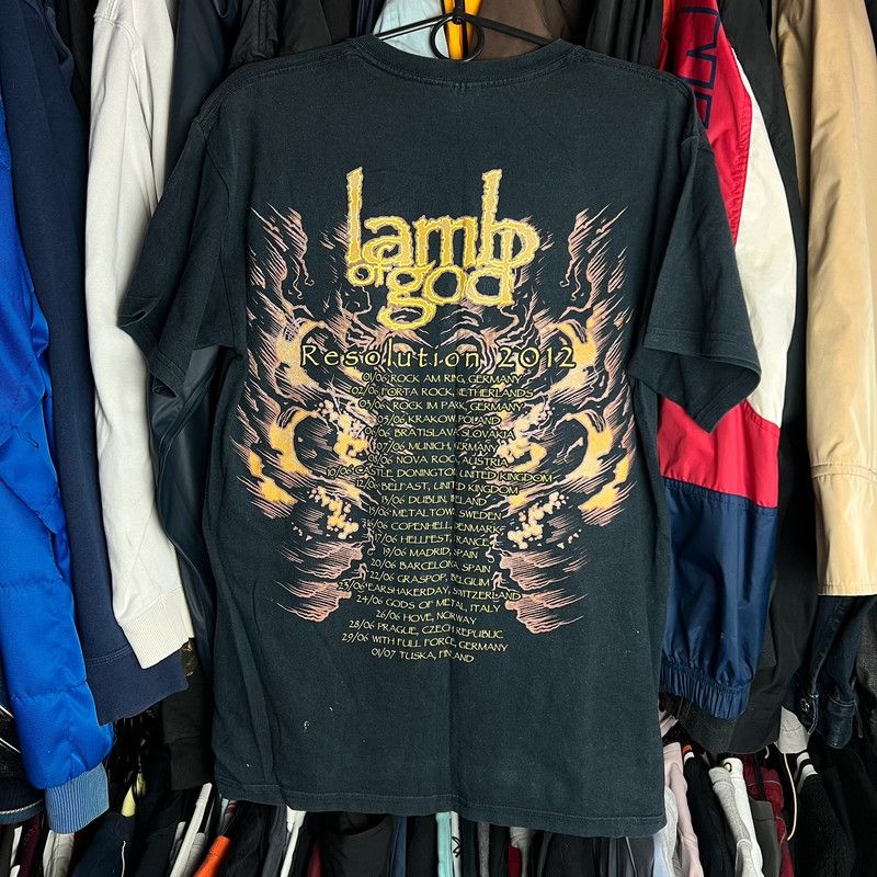 Band Tees × Vintage tshirt lamb of god M rare vintage Size US M / EU 48-50 / 2 - 2 Thumbnail