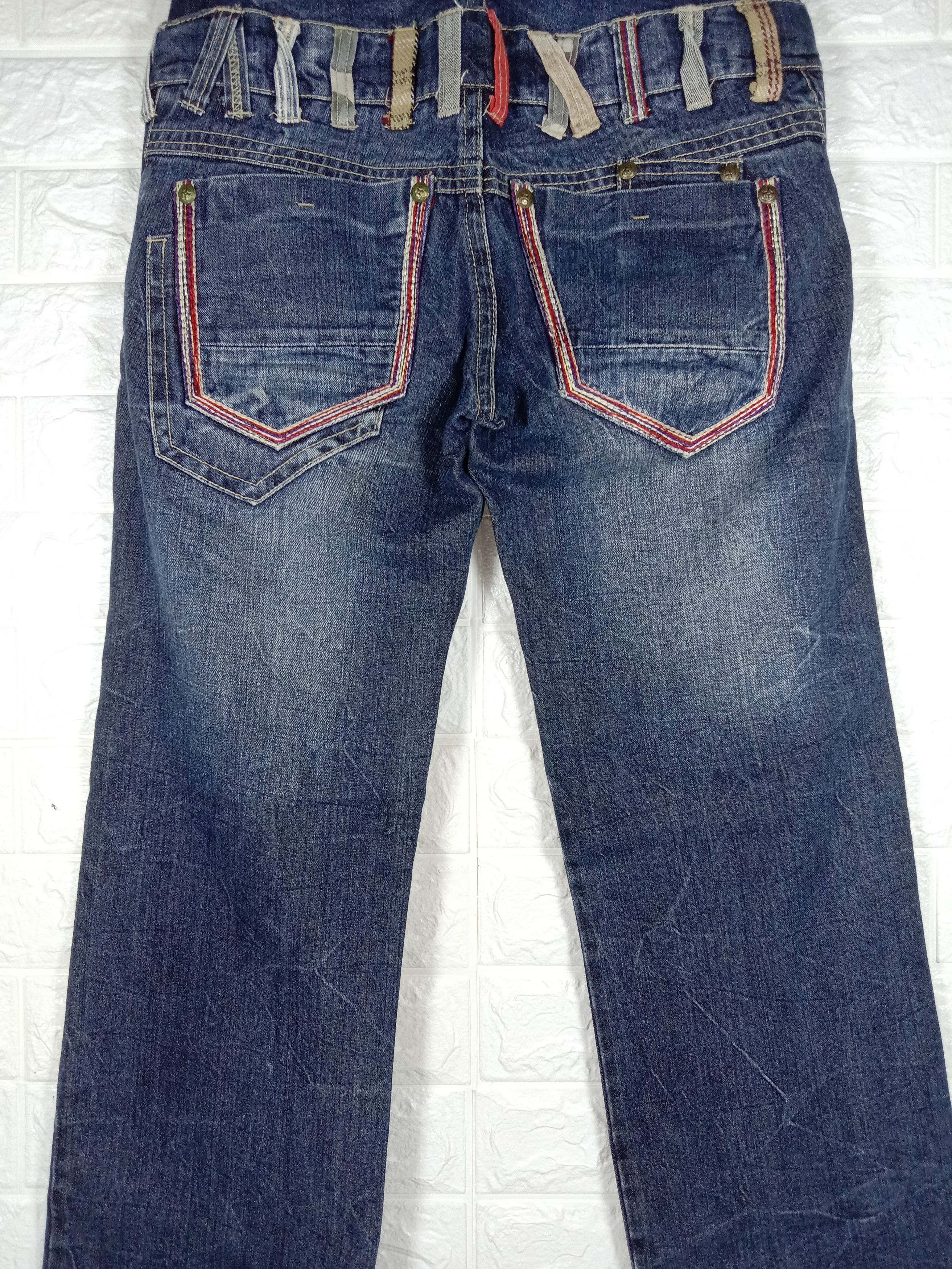 Japanese Brand Vintage Japanese SORRIDERE Double Waist Jeans Size US 31 - 7 Thumbnail