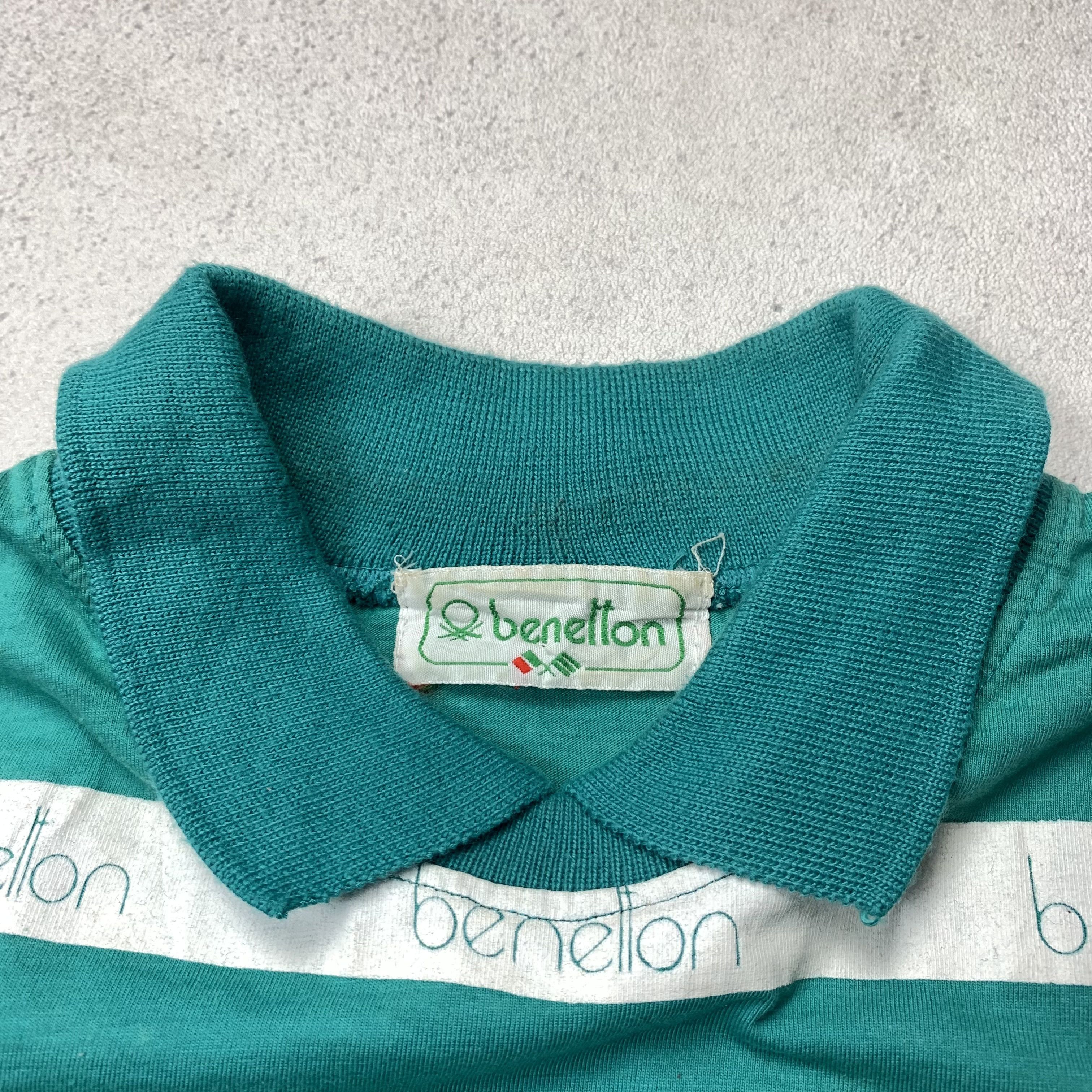 Benetton Vintage Benetton Polo Shirt Size US S / EU 44-46 / 1 - 3 Thumbnail
