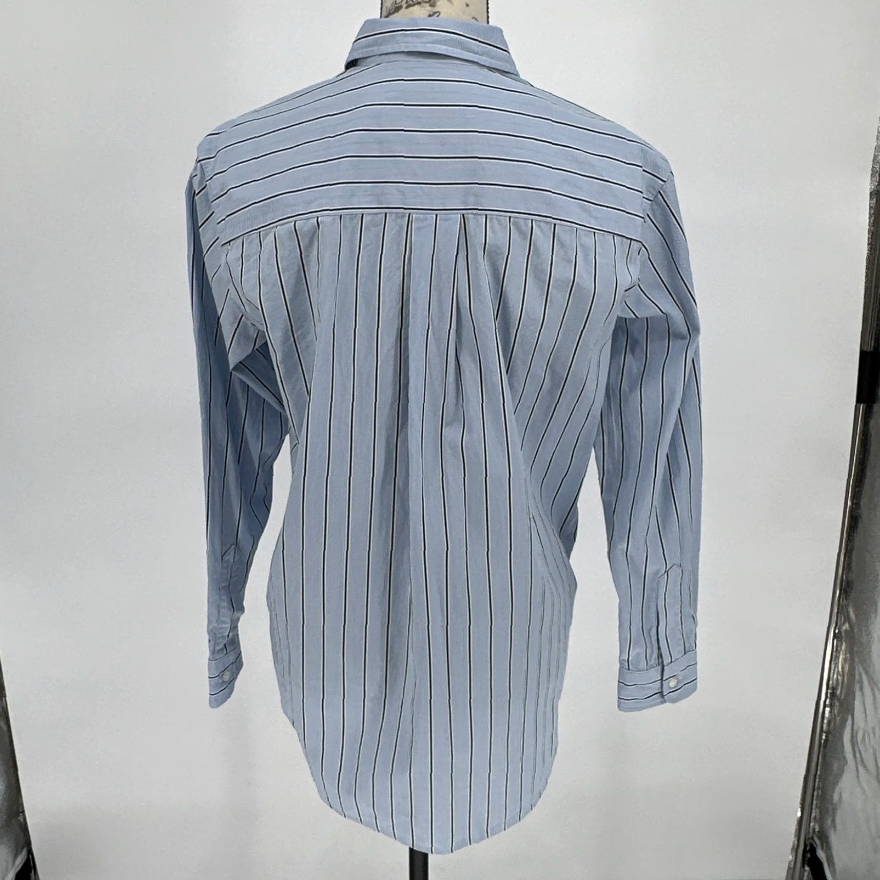 Frank & Eileen Frank & Eileen Shirt Womens XS Blue Striped Joedy Tunic Button Up Cotton Top Size XS / US 0-2 / IT 36-38 - 5 Thumbnail