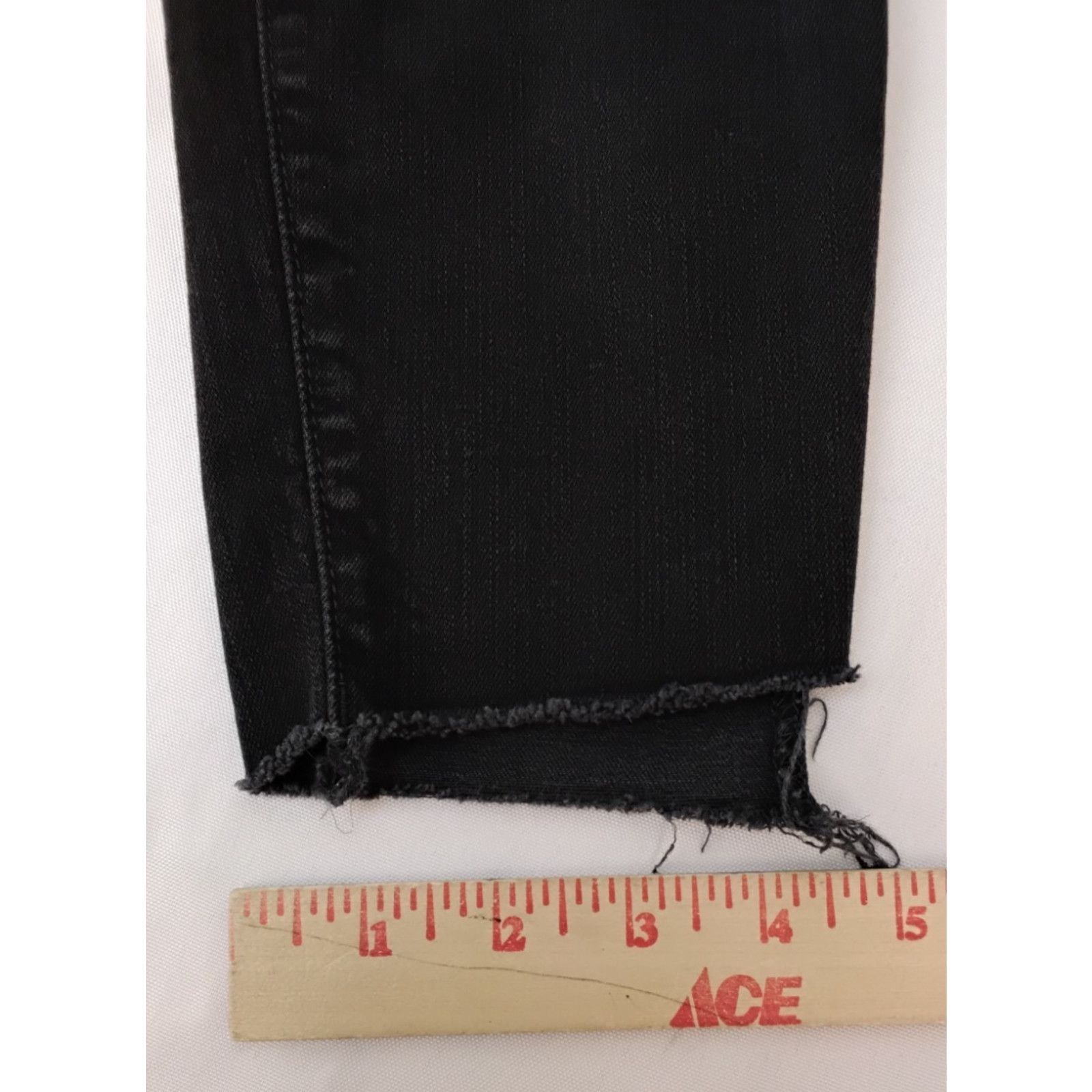 MOTHER Mother The Stunner Ankle Step Fray Jeans Women's 28 Black Size 28" / US 6 / IT 42 - 17 Thumbnail