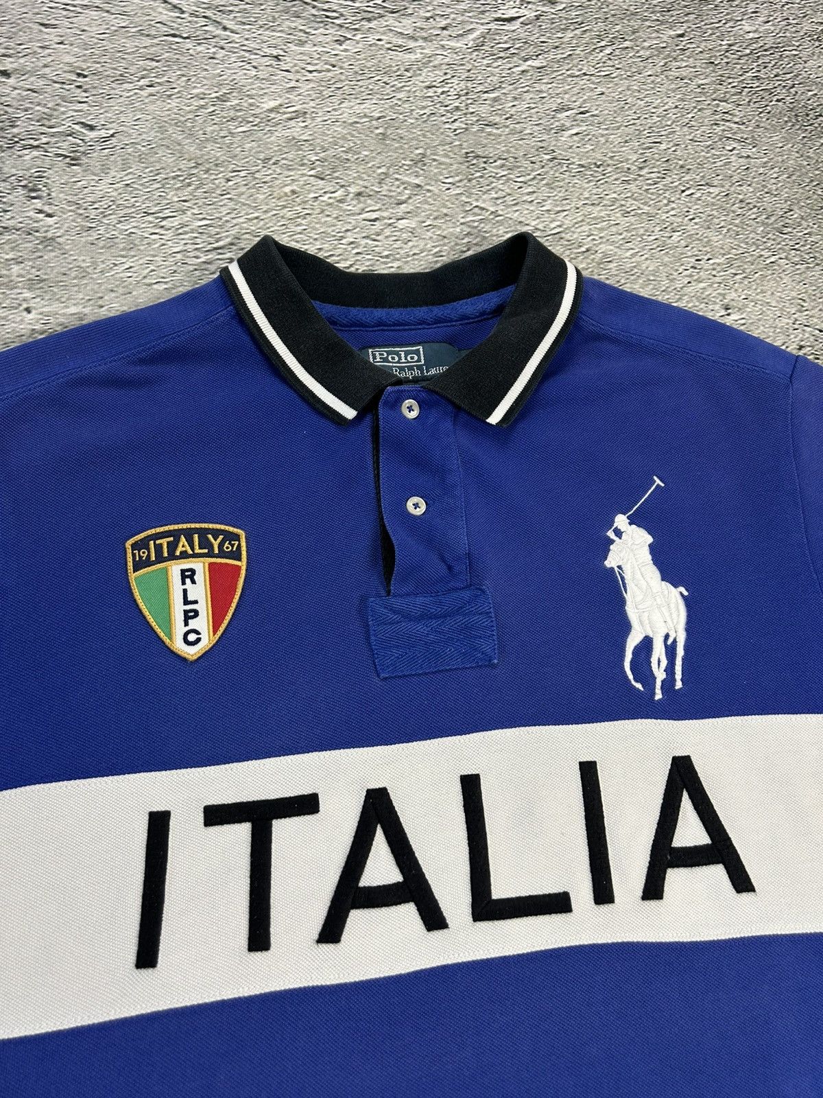Polo Ralph Lauren Chief Keef Polo Ralph Lauren Italia Polo T-shirt vintage Size US XL / EU 56 / 4 - 2 Thumbnail