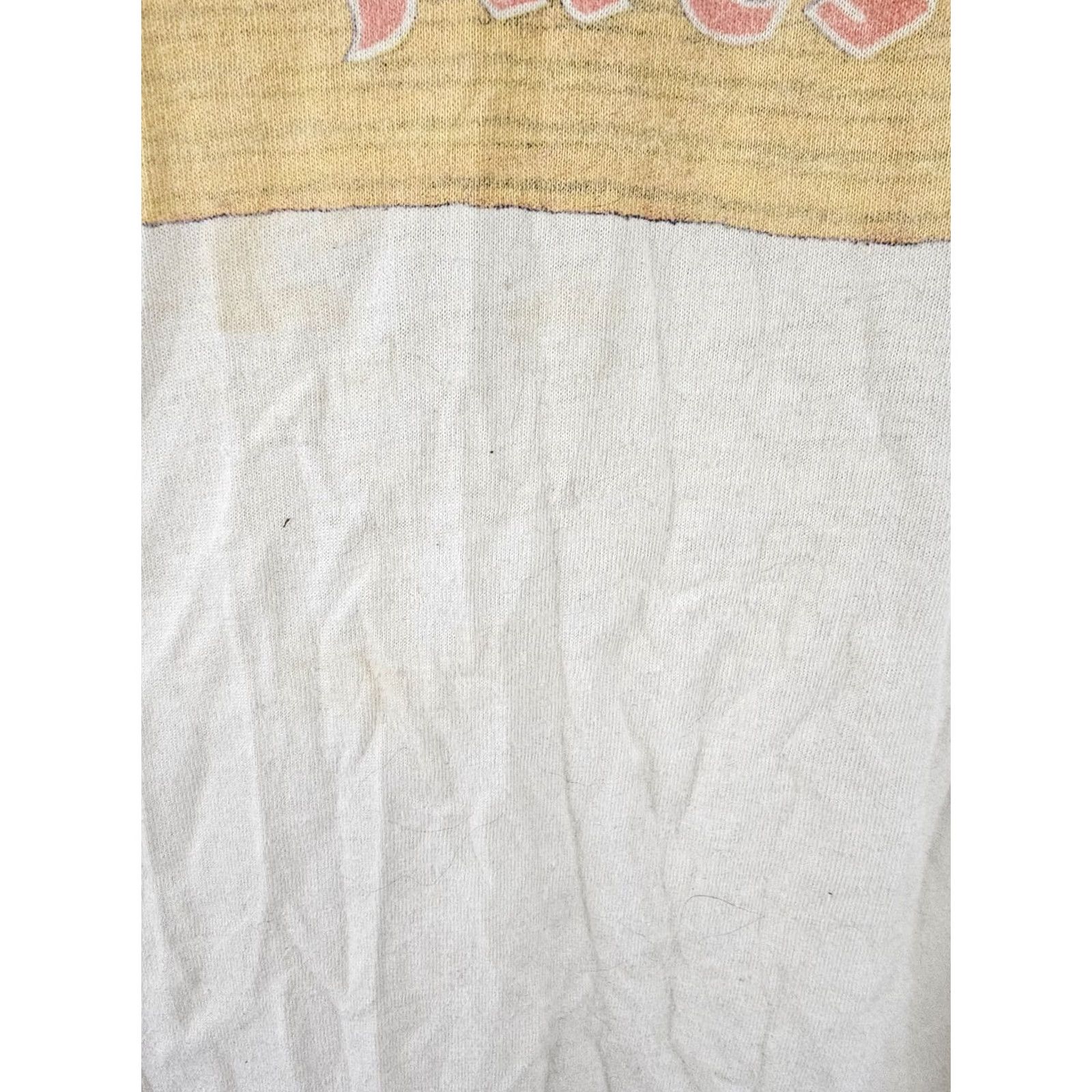 Vintage VINTAGE FIRESTONE T-SHIRT 80's FADED DISTRESSED SINGLE STITCH SZ XL MEN Beige Cotton Short Sleeve Round Neck Cross Chest 23 INCH 27 INCH Size US XL / EU 56 / 4 - 7 Thumbnail