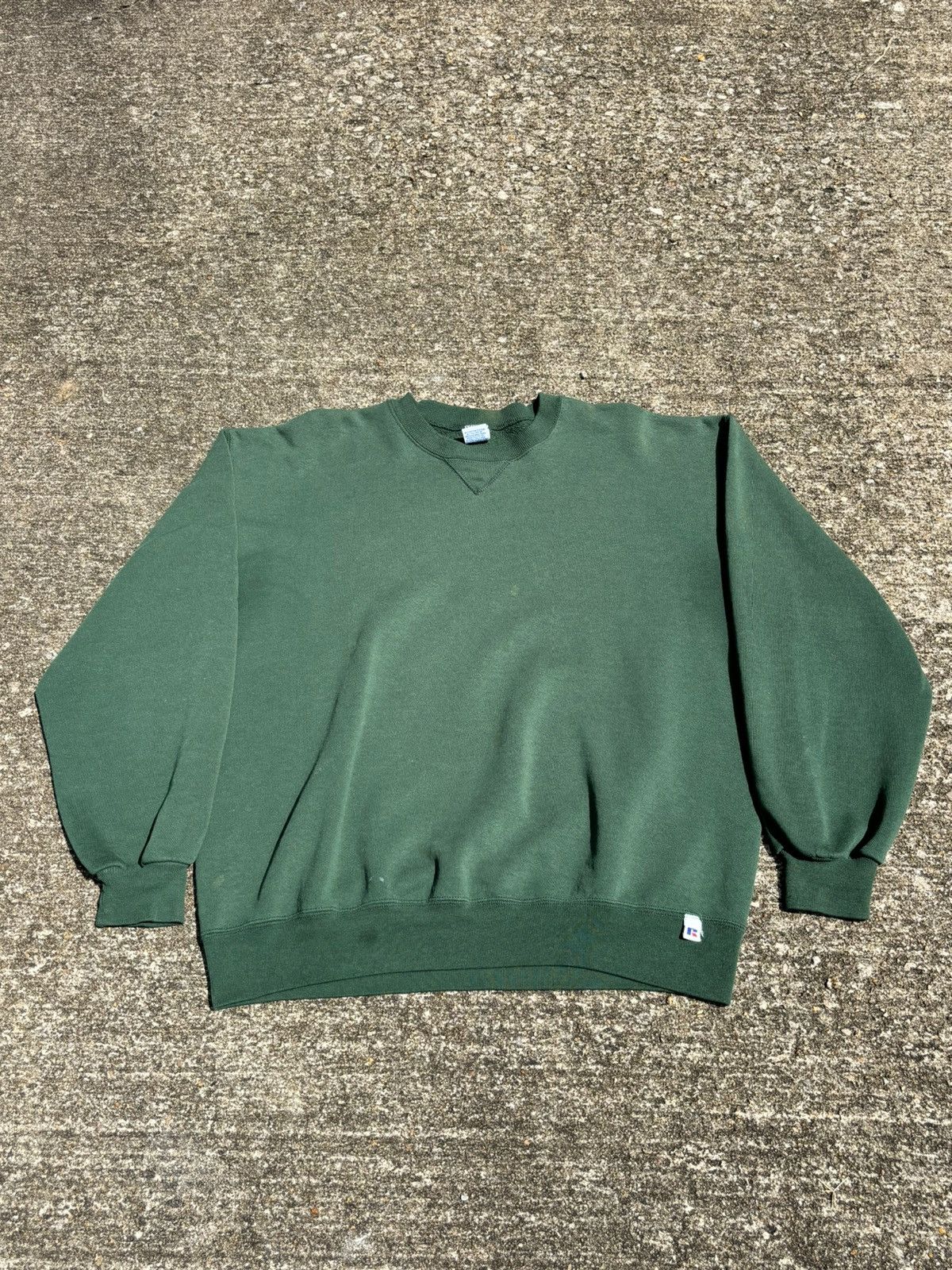 Russell Athletic Vintage Russell Athletic Sweatshirt Green Size US XL / EU 56 / 4 - 1 Thumbnail