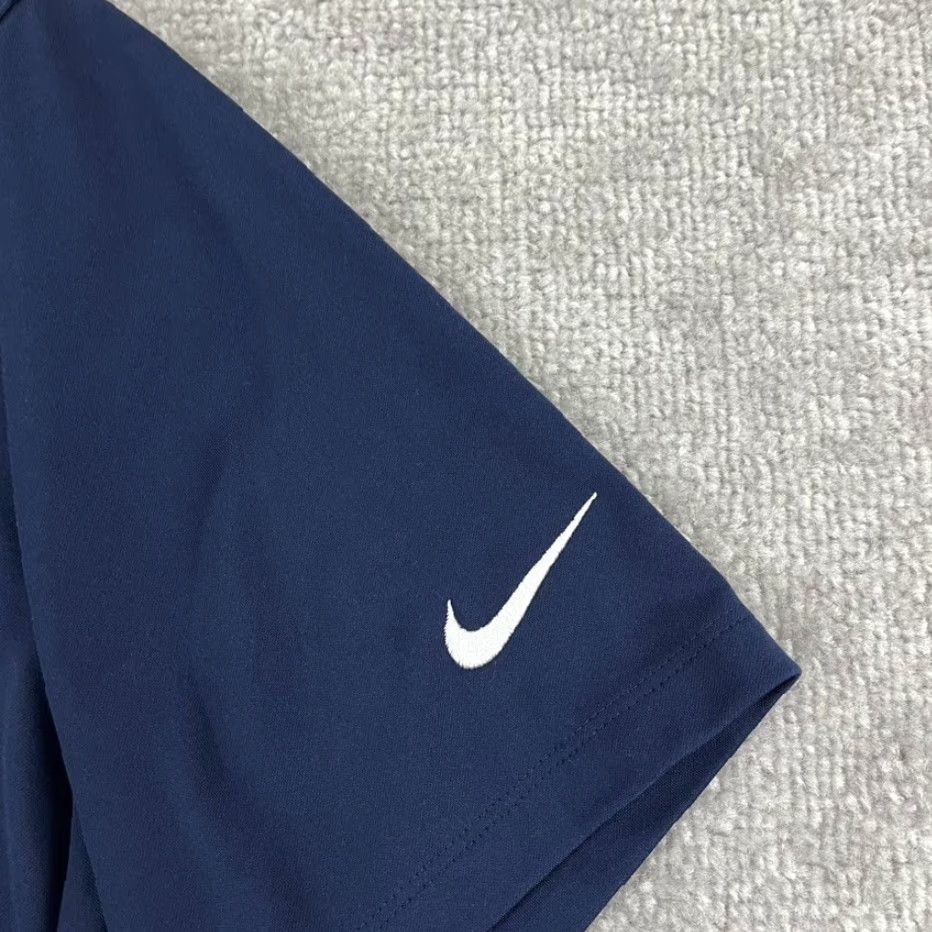Nike NIKE Polo Shirt Mens L Blue Golf S/S Dri-FIT Logo Casual Sports 46th Walker Cup Regular Large Shirt Size US L / EU 52-54 / 3 - 7 Thumbnail