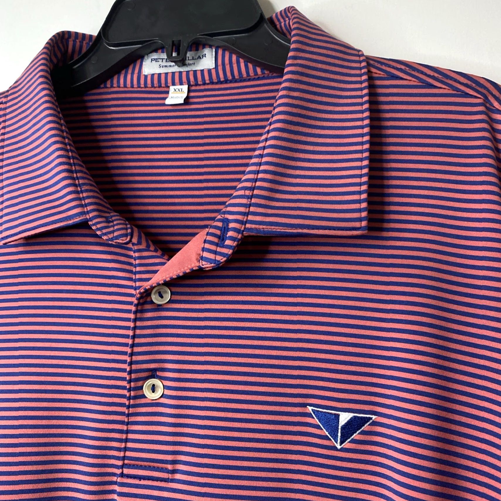 Peter Millar Peter Millar Polo Mens 2XL Summer Comfort Short Embroidered Logo Golf Multicolor Size US XXL / EU 58 / 5 - 2 Thumbnail