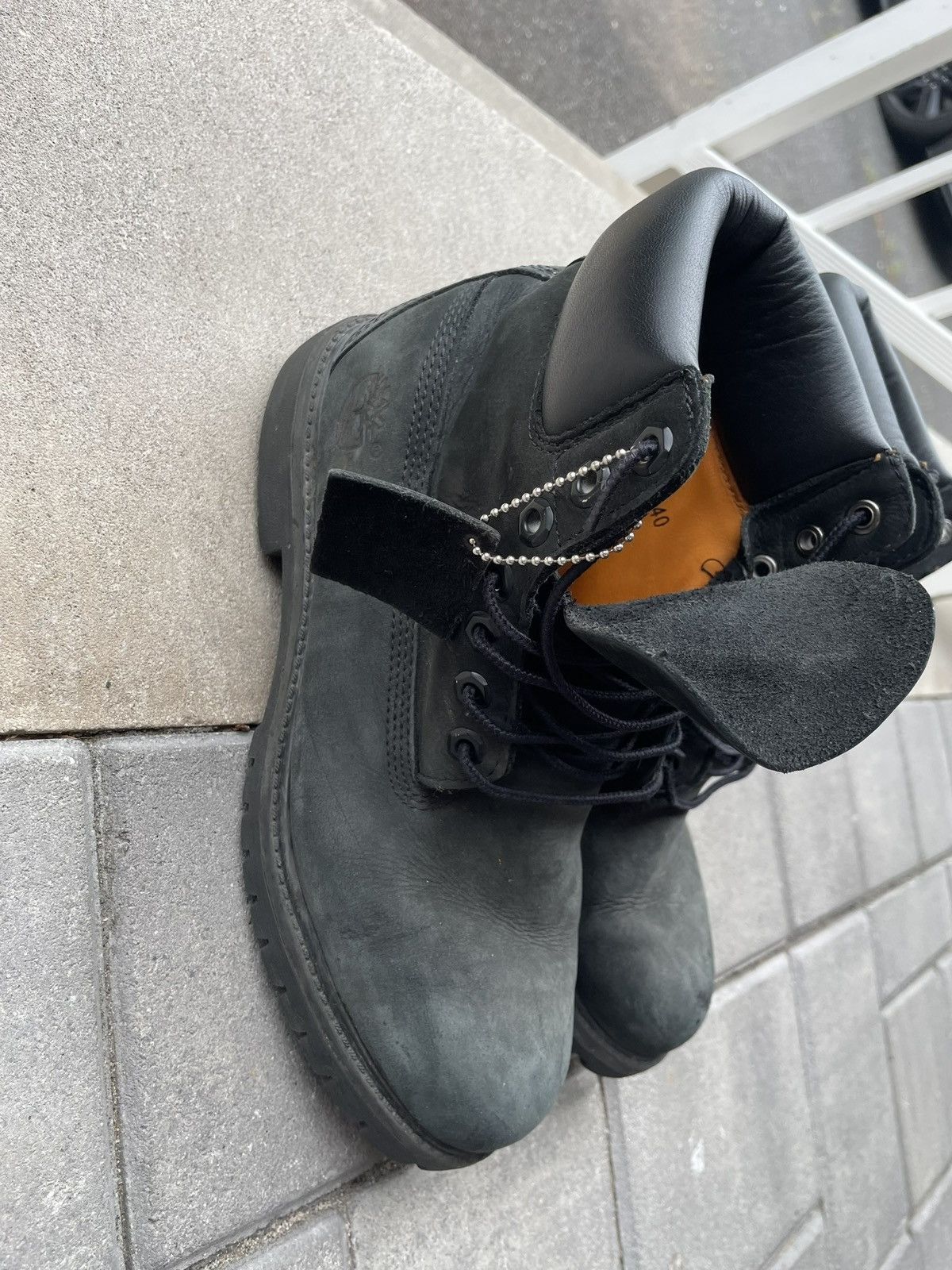 Timberland Black Timberland leather boots Size US 7 / IT 37 - 5 Thumbnail