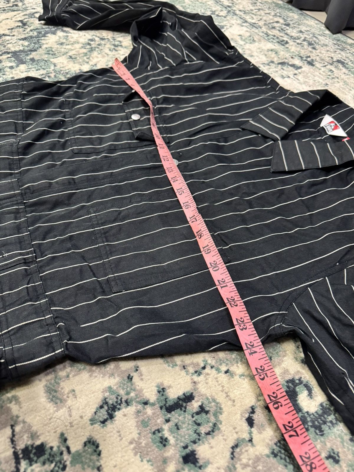 Ben Davis BEN DAVIS PLENTY TOUGH HICKORY STRIPED OVERALLS JUMPSUIT Size US 44 / EU 60 - 3 Thumbnail