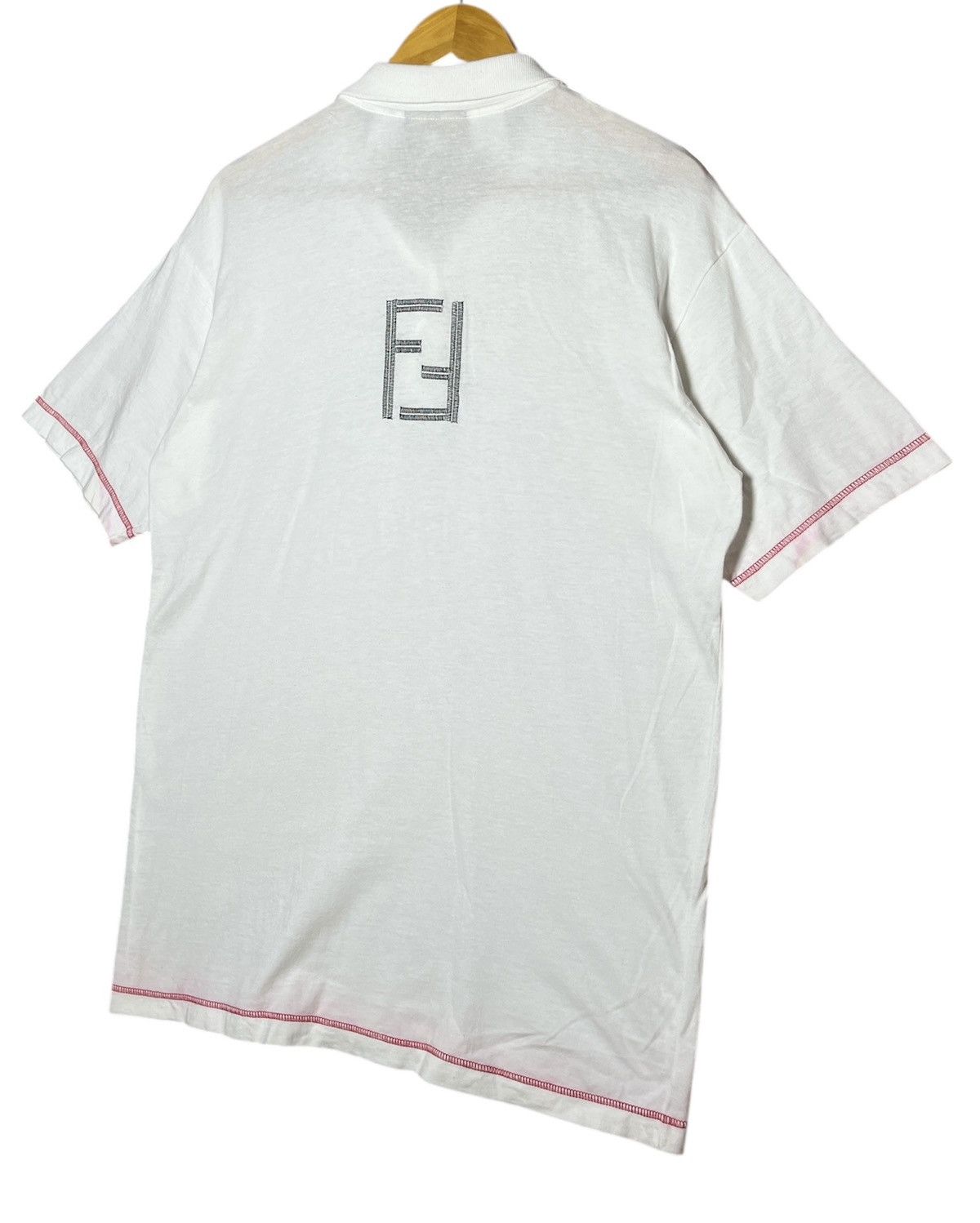Fendi Vintage Fendi Polo Shirt Embroidery Logo Size US M / EU 48-50 / 2 - 5 Thumbnail