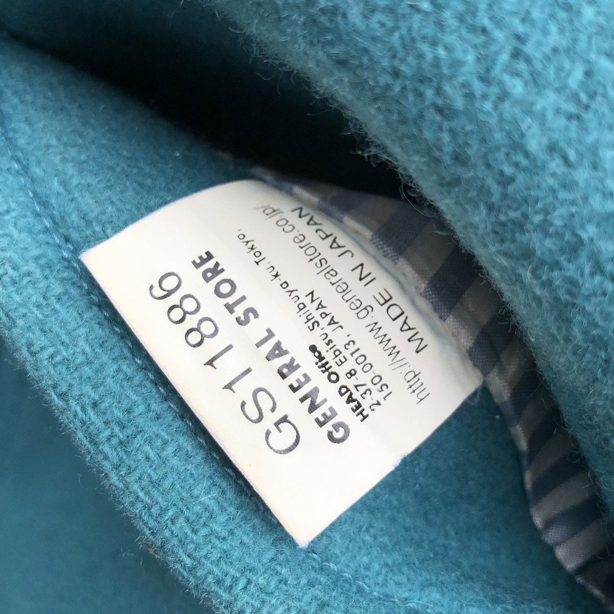 Vintage Ocean Union Work Uniform Wool Hoodie Jacket 🇯🇵