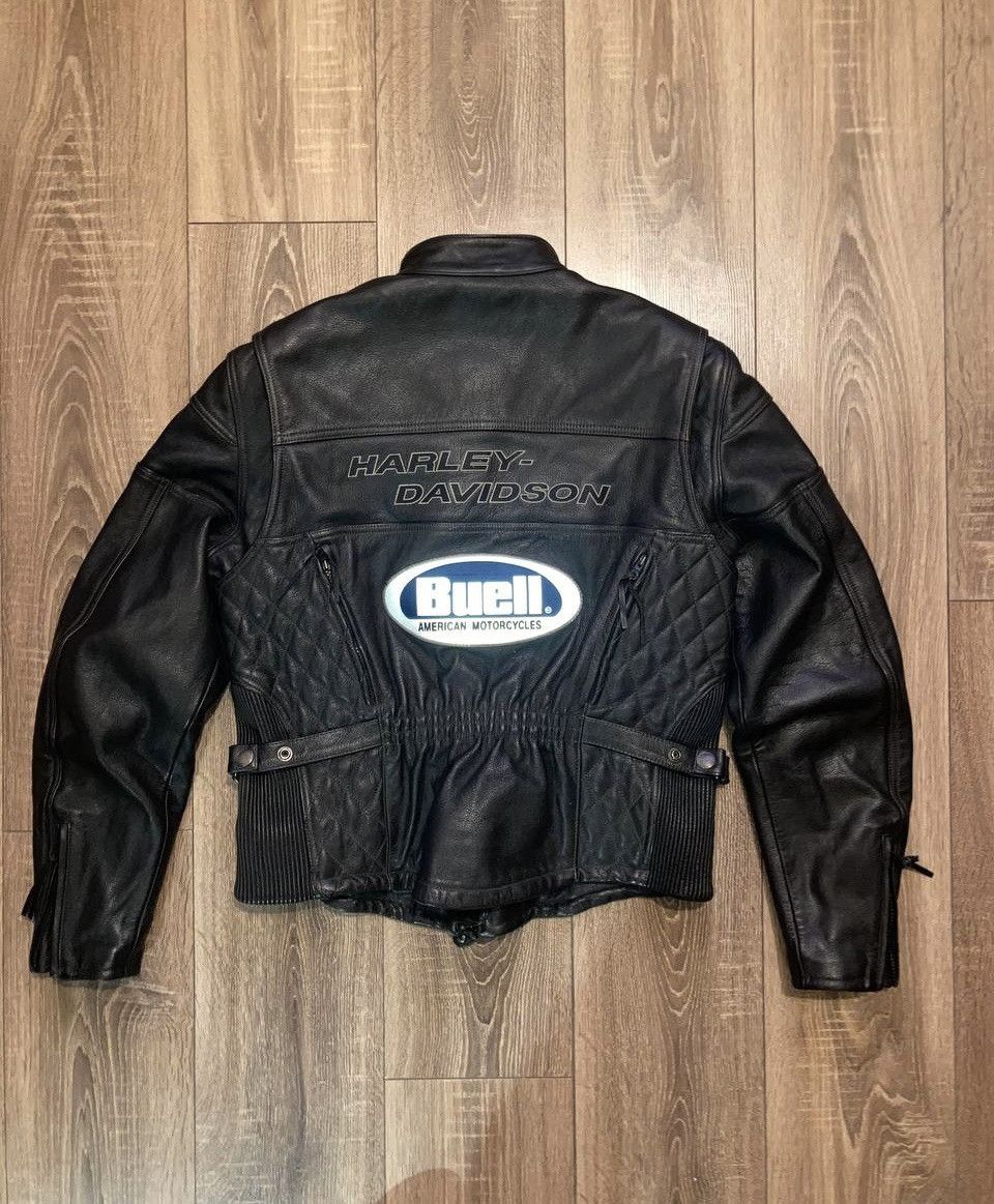Harley Davidson Harley Davidson Competition Buell Motorcycles Riders Jacket Size L / US 10 / IT 46 - 1 Thumbnail