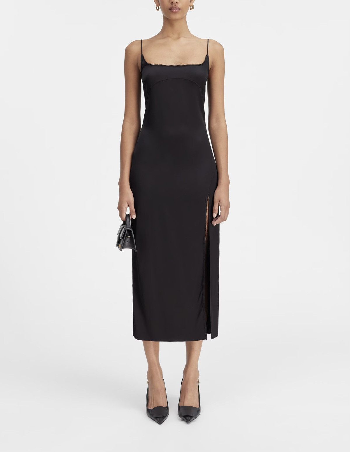 Jacquemus Jacquemus La Robe Notte Satin Dress Size M / US 6-8 / IT 42-44 - 3 Thumbnail
