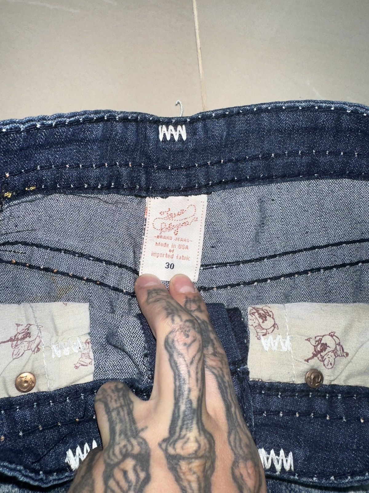True Religion × Vintage True Religion mini skirt Size 30" / US 8 / IT 44 - 5 Thumbnail