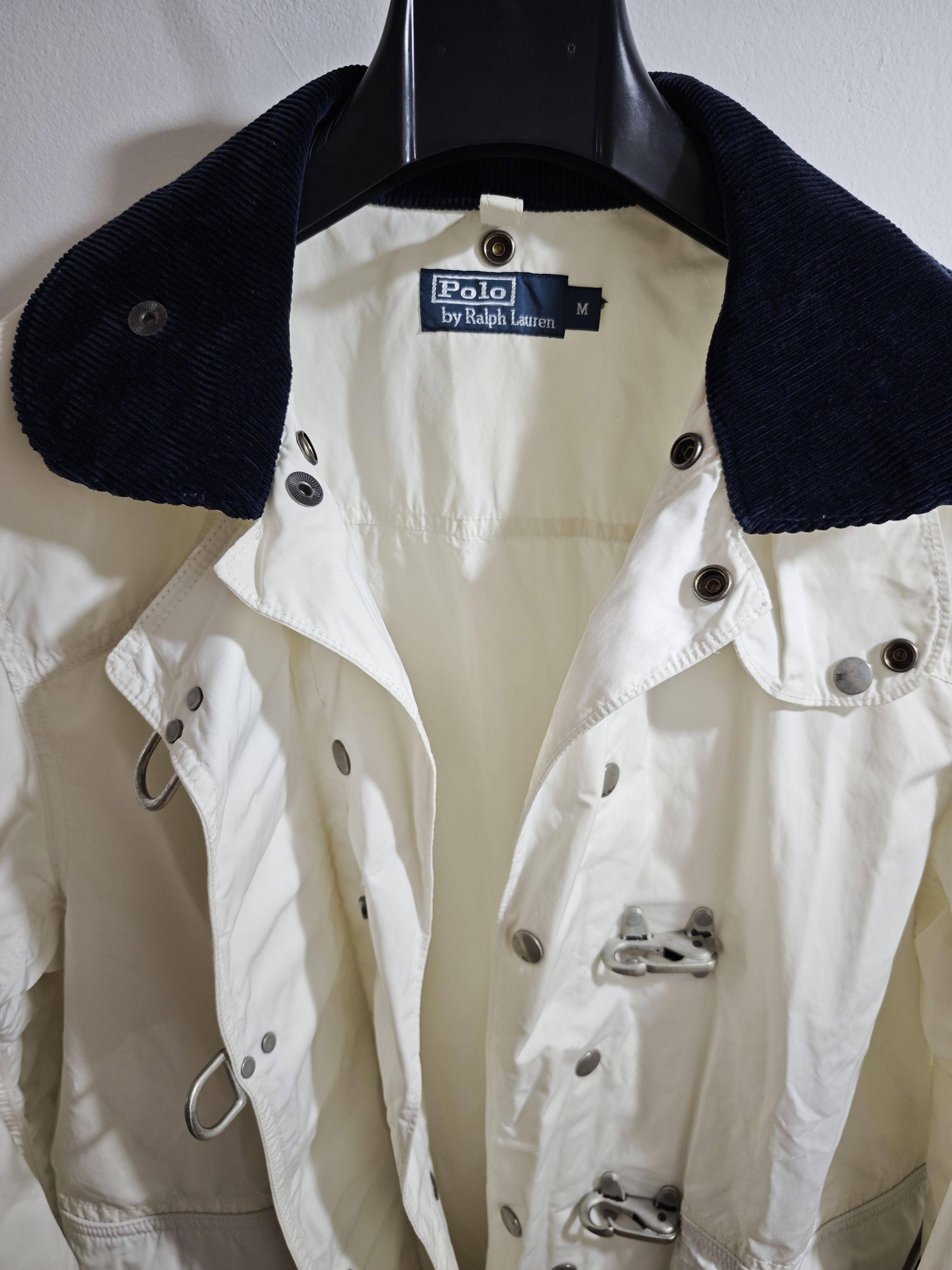Polo Ralph Lauren Chore Jacket Lobster Clasp Men's M, White Nautical Toggle Size US M / EU 48-50 / 2 - 10 Thumbnail