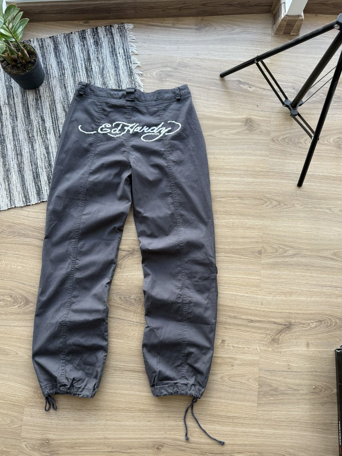 Ed Hardy ED HARDY CARGO PANTS WOOMEN’S DESIGNER STREETWEAR Size M Size 33" - 4 Thumbnail