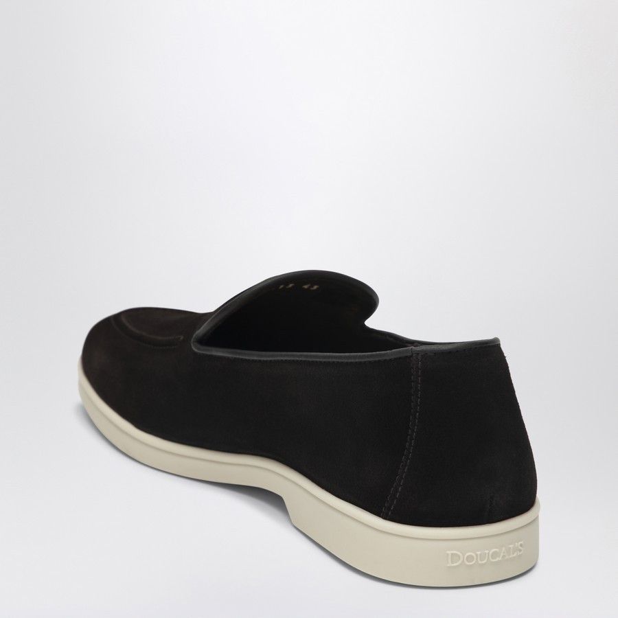 Doucal's o1d2blof0225 Leather Moccasin Loafers in Brown Size US 8.5 / EU 41-42 - 4 Thumbnail