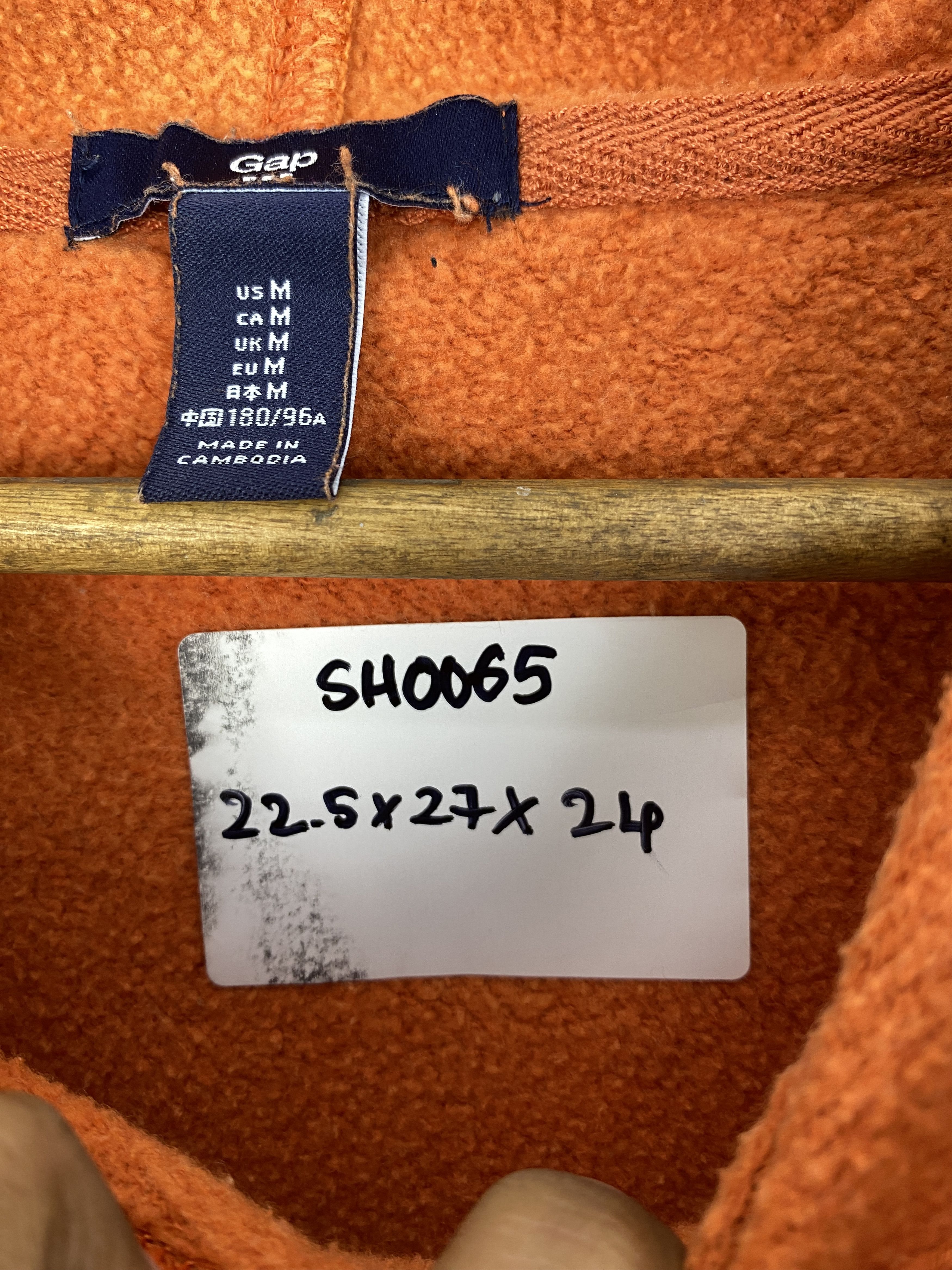 Gap Vintage Gap Wording Central Logo Hoodie SH0065 Size US M / EU 48-50 / 2 - 13 Thumbnail