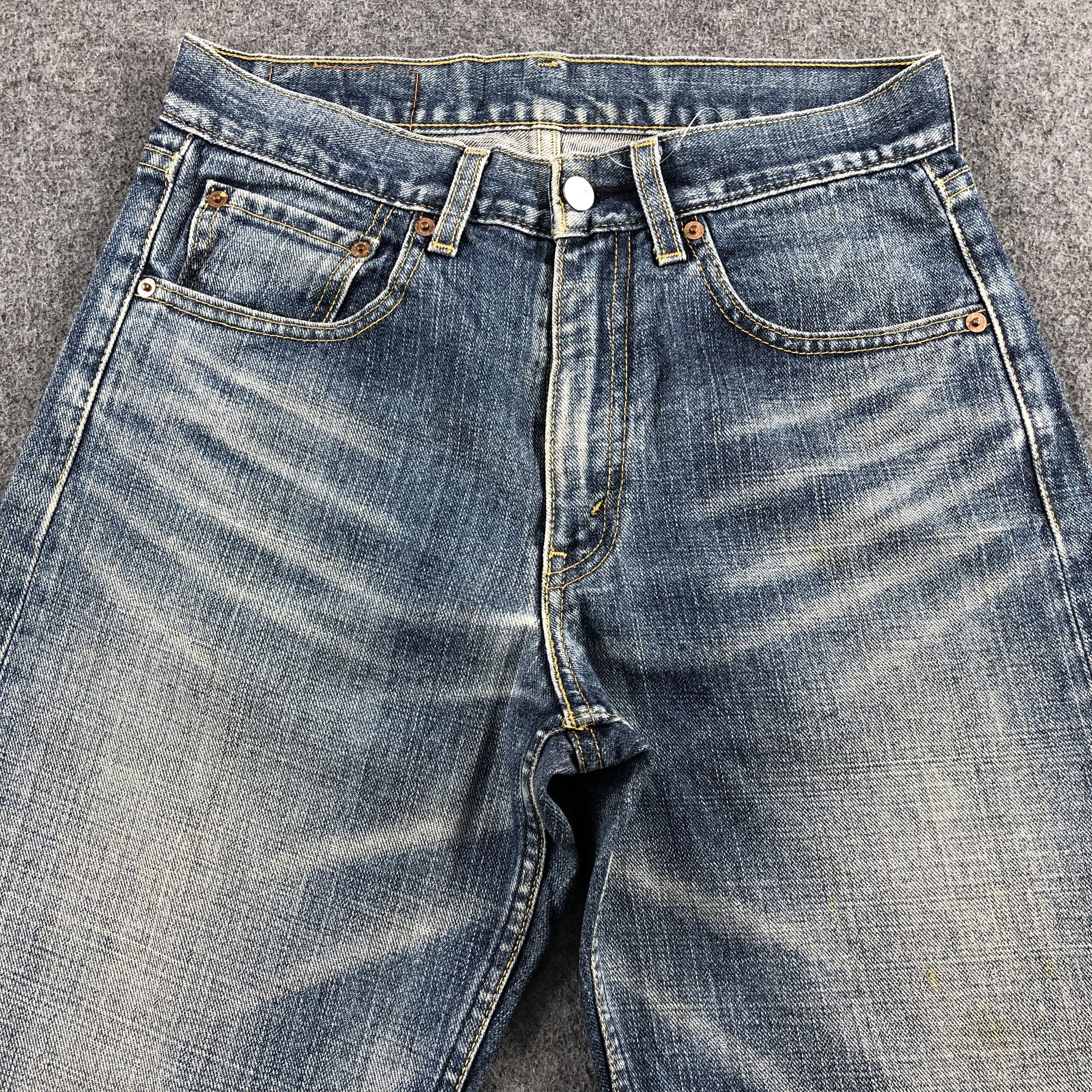 Levi's Vintage 90s Blue Wash Levis 534 Jeans-J1799 Size US 30 / EU 46 - 3 Thumbnail