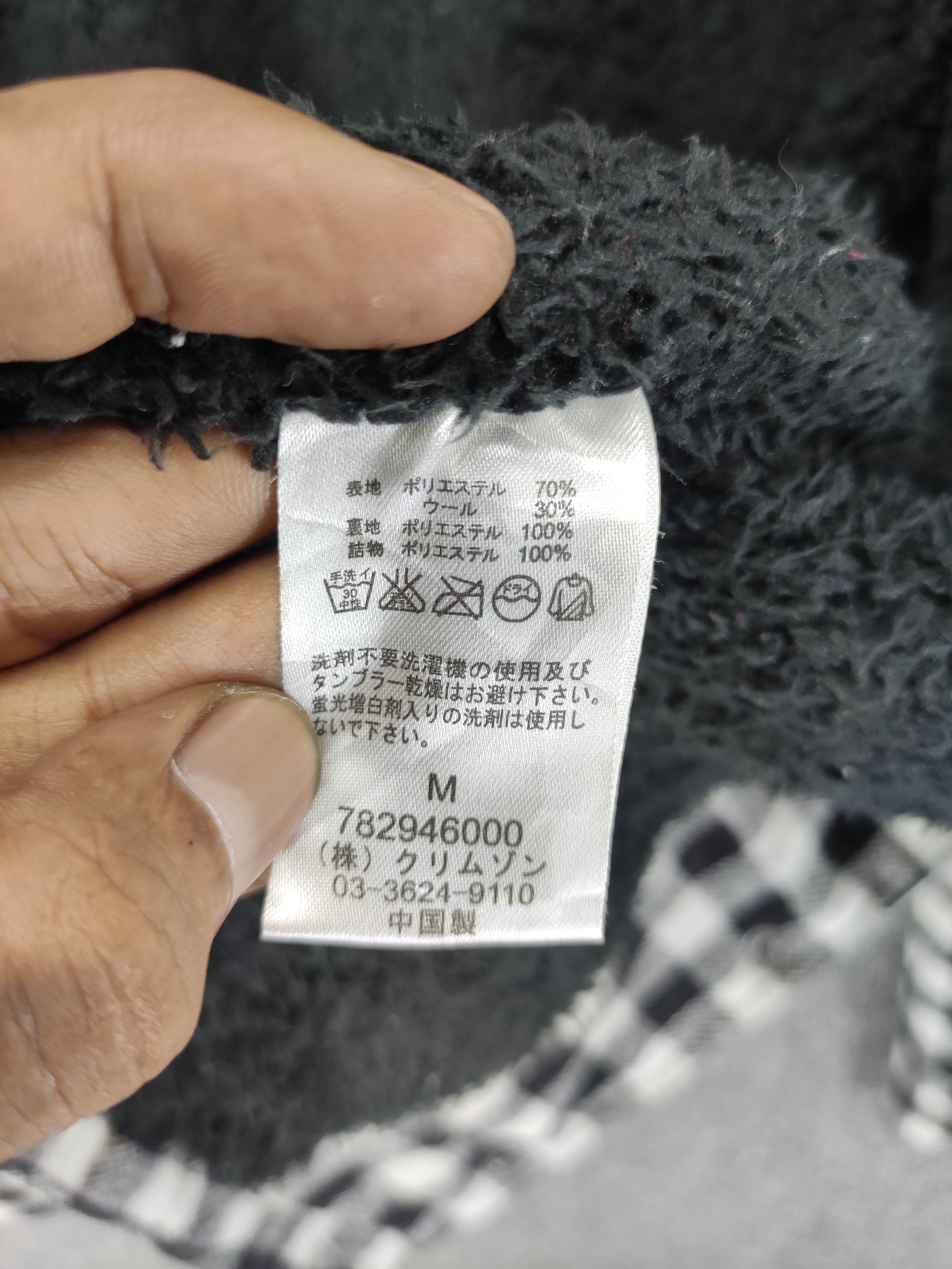 Japanese Brand Vintage Japanese Brand Plaid Wool Jacket With Hoodie Size S / US 4 / IT 40 - 9 Thumbnail