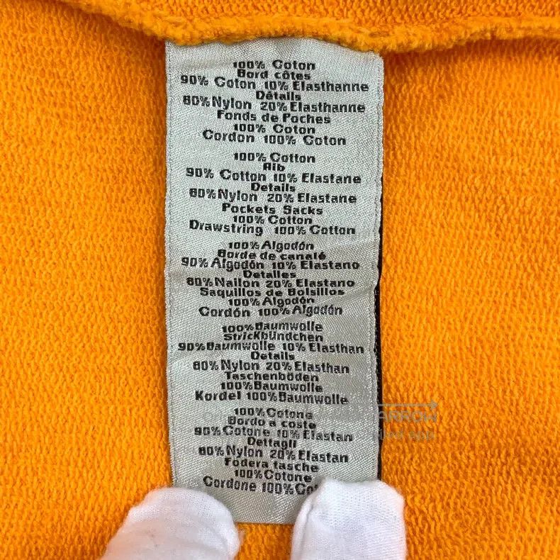 Hermes Hermes Orange side-striped cotton hooded drawstring long-s Size US L / EU 52-54 / 3 - 6 Thumbnail