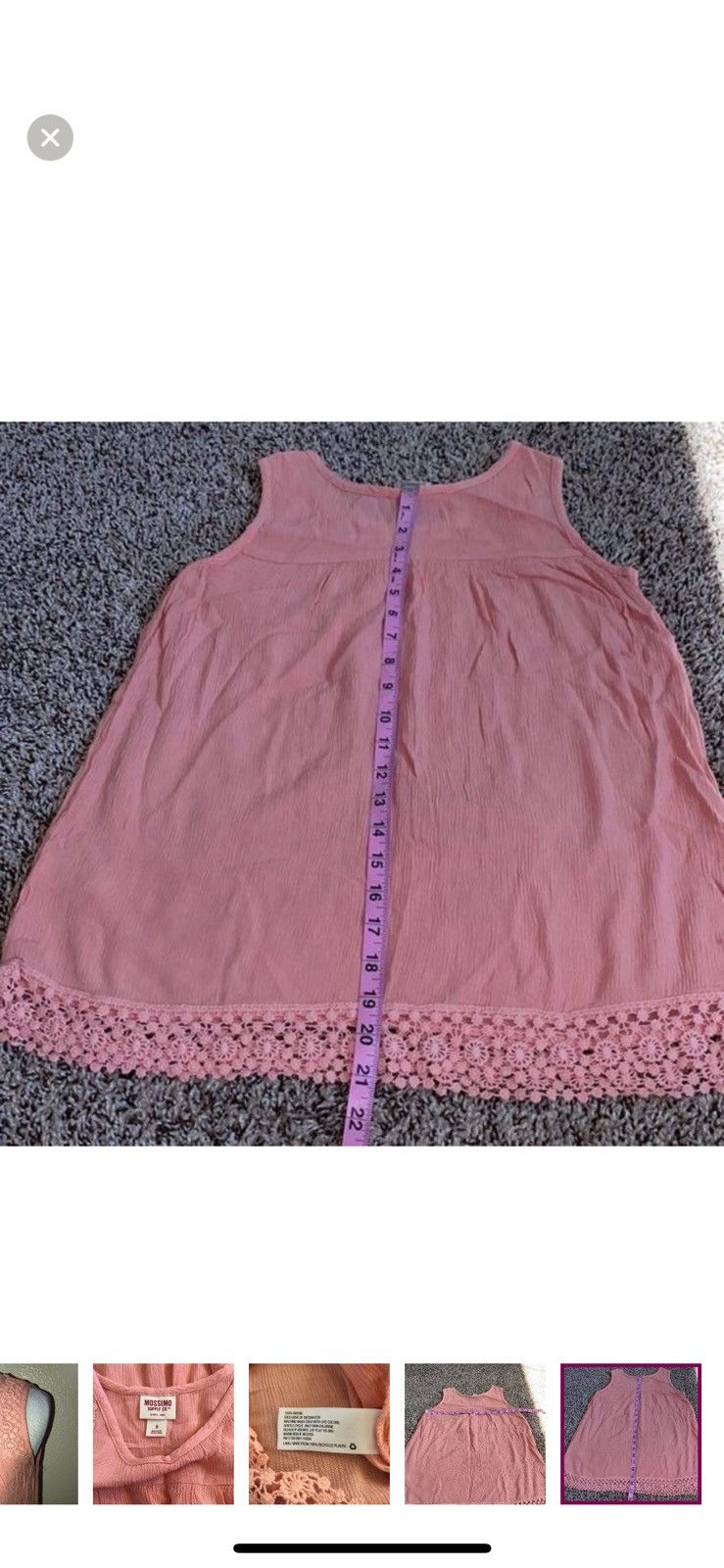 Mossimo Mossimo small pink tank top Size S / US 4 / IT 40 - 6 Thumbnail