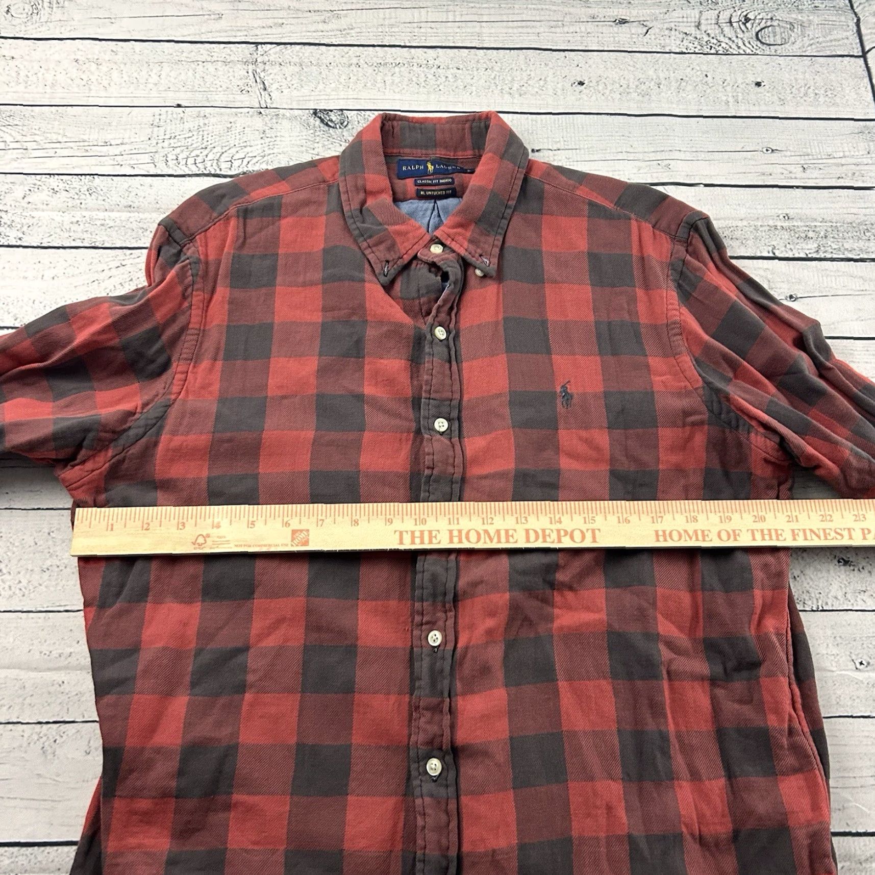 Polo Ralph Lauren Ralph Lauren Indigo Long Sleeve Button-Up Shirt Men's Large Size US L / EU 52-54 / 3 - 4 Thumbnail