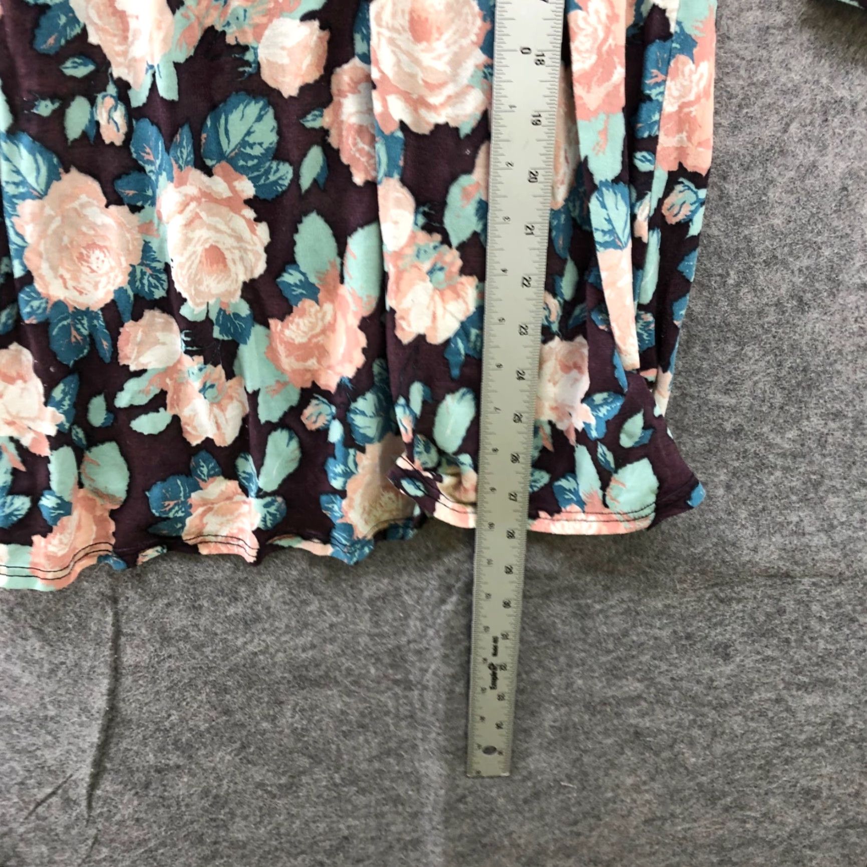 Topshop Topshop Dress Women's 4 Long Sleeve Floral Peter Pan Collar Multicolor Polyester Back Zip Mini Size S / US 4 / IT 40 - 4 Thumbnail