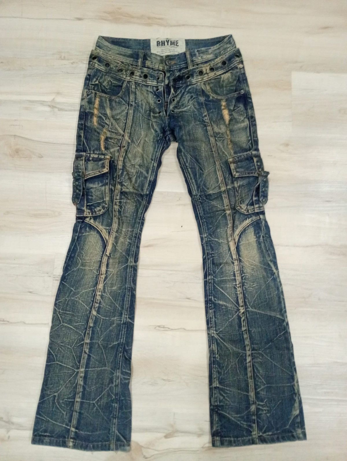 If Six Was Nine Rhyme double waist flare denim Size US 30 / EU 46 - 1 Thumbnail