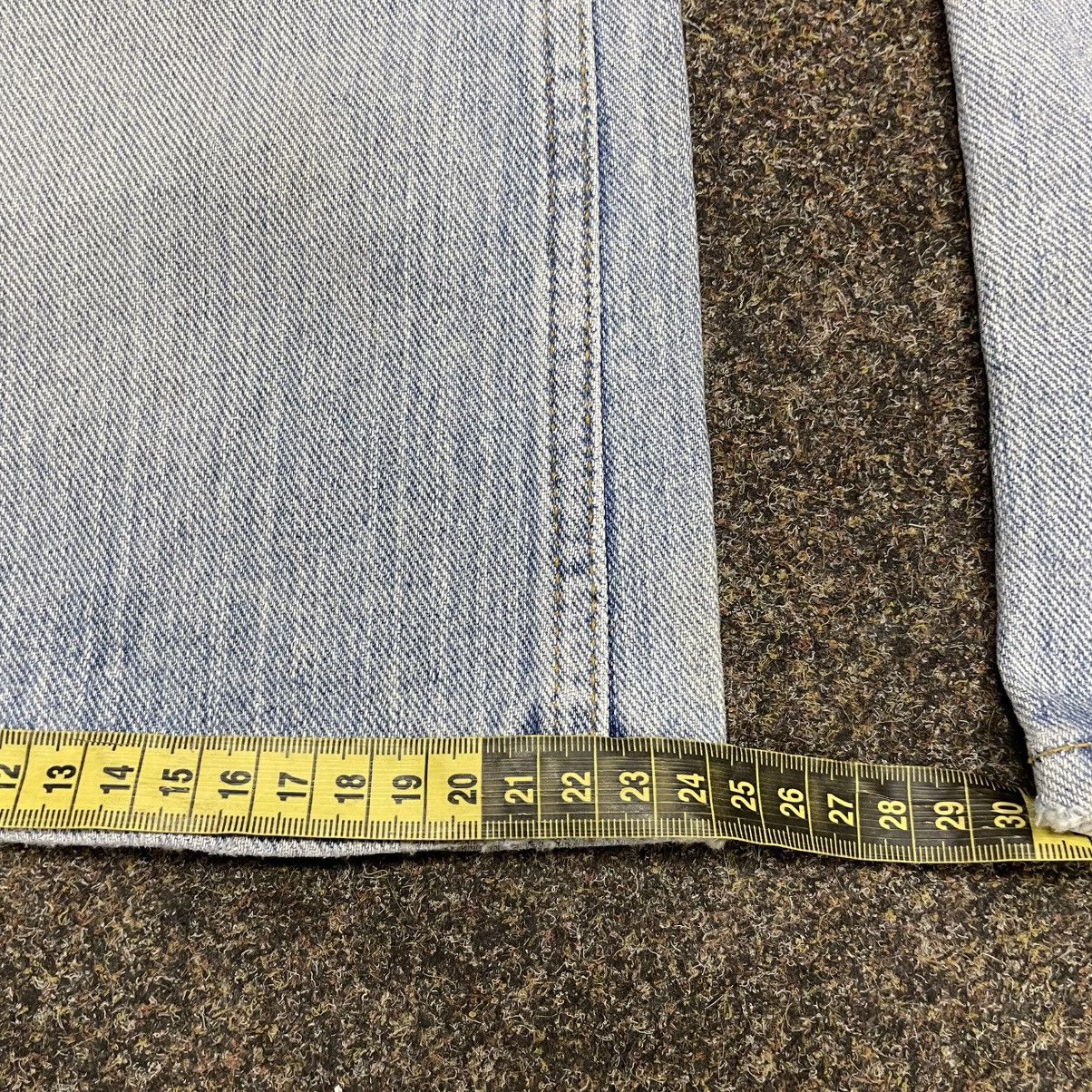 Vintage Vintage Y2K Light Wash Flared Wide Leg Jeans Skater Faded 29 Size US 29 - 7 Thumbnail
