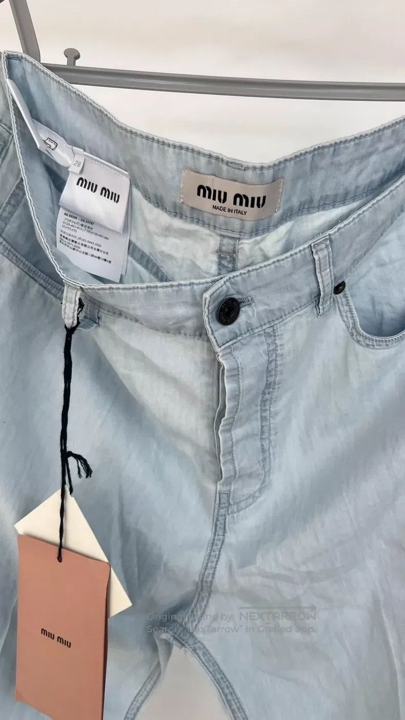 Miu Miu Miu Miu 38 Loose straight slacks Size 37" - 7 Thumbnail