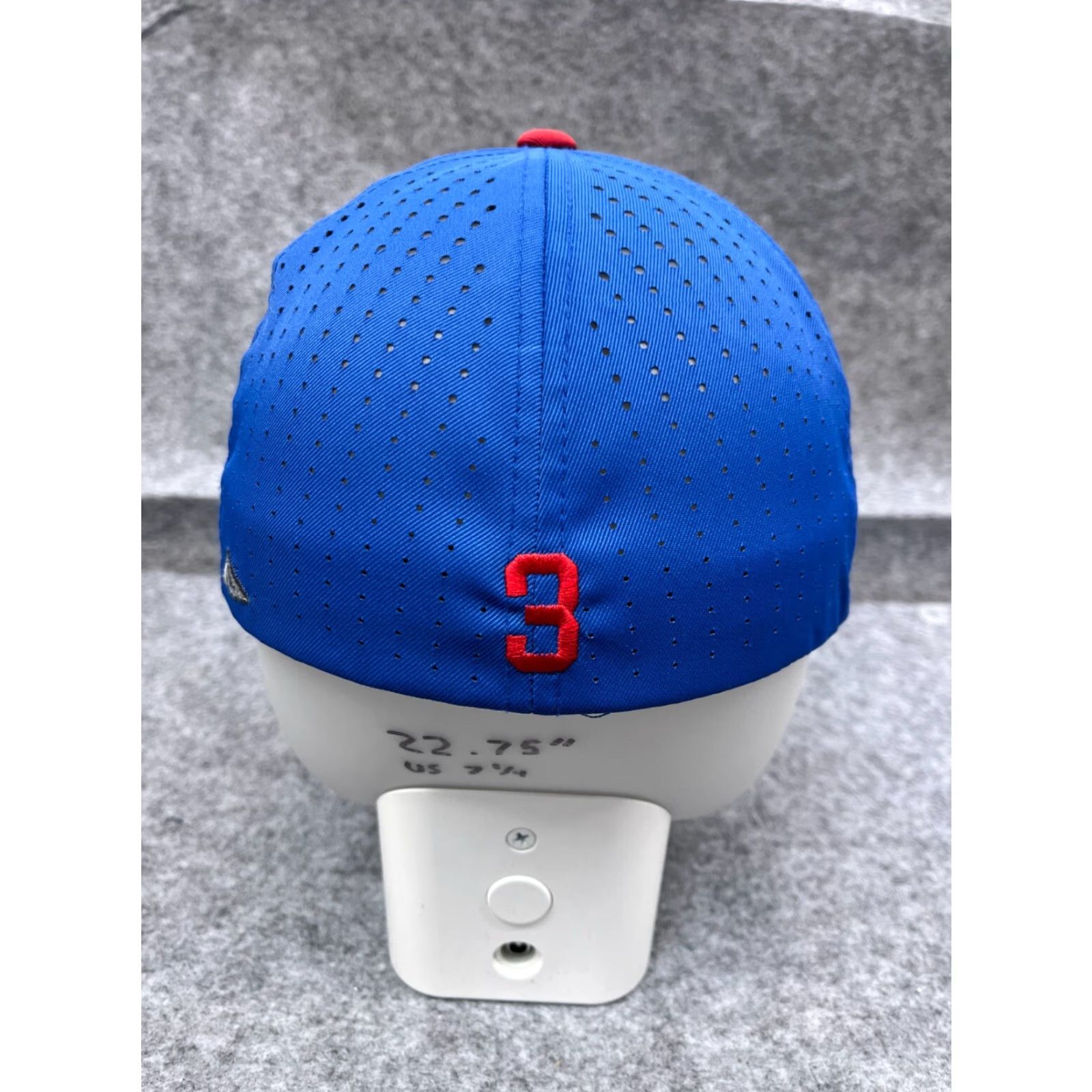 Vintage VINTAGE Pacific Headwear Hat Cap Fitted Adult Medium Blue Red Polyester Blend Size ONE SIZE - 6 Thumbnail