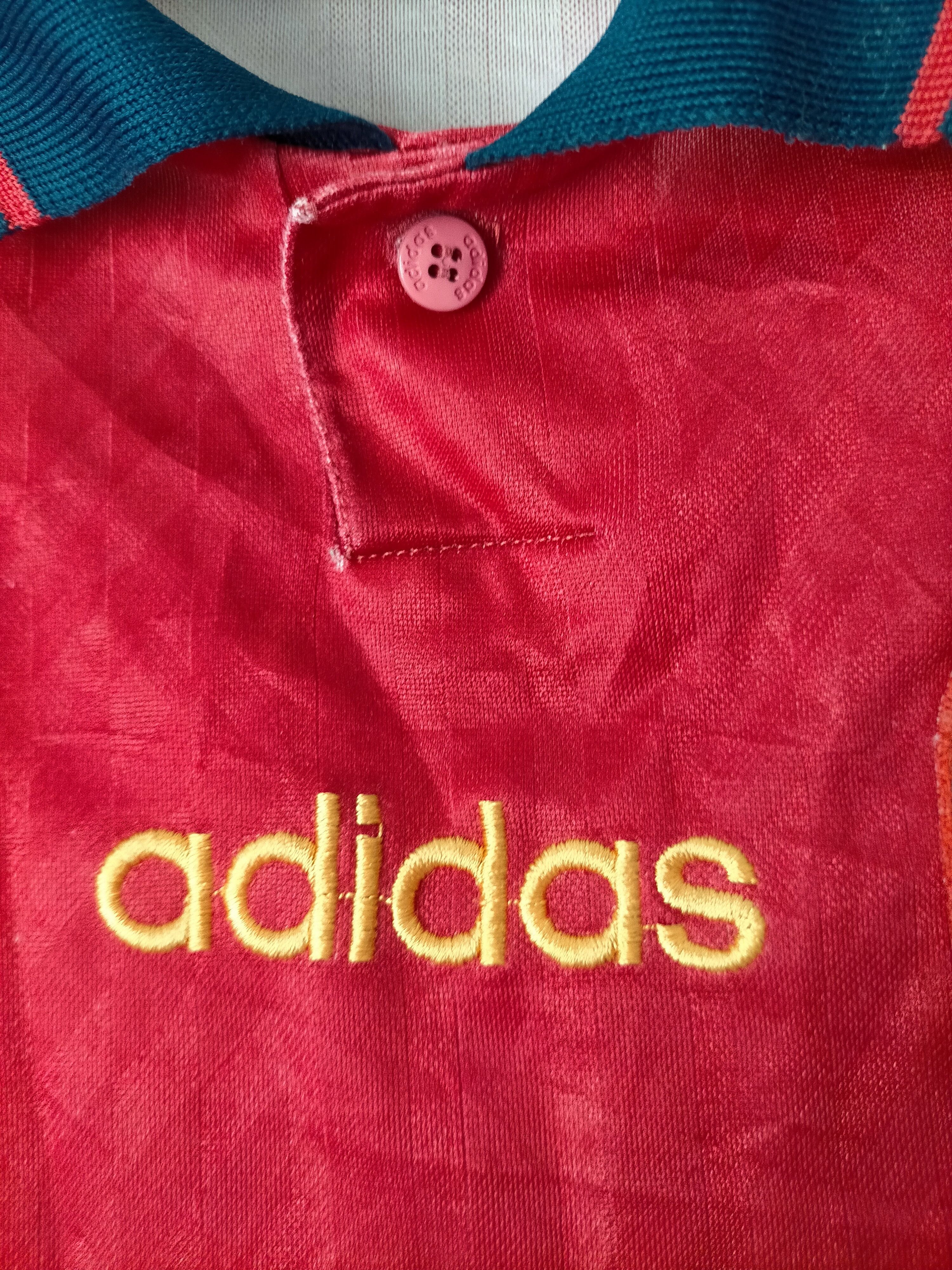 Adidas Vintage 1994 adidas Spain World cup Jerseys Size US L / EU 52-54 / 3 - 9 Thumbnail