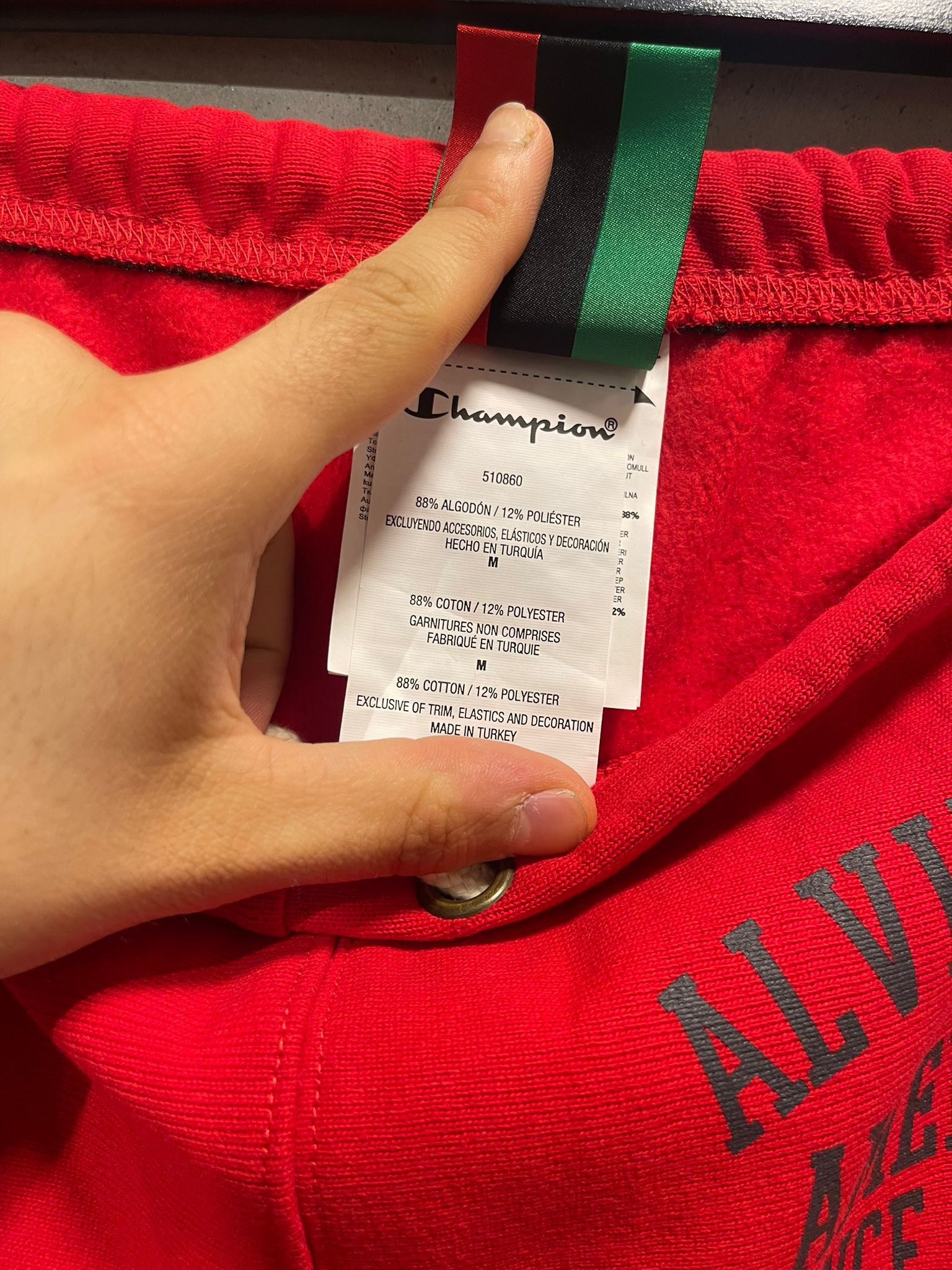 Champion × DENIM TEARS Champion x Denim Tears Red Revelations Pants Size US 32 / EU 48 - 6 Thumbnail