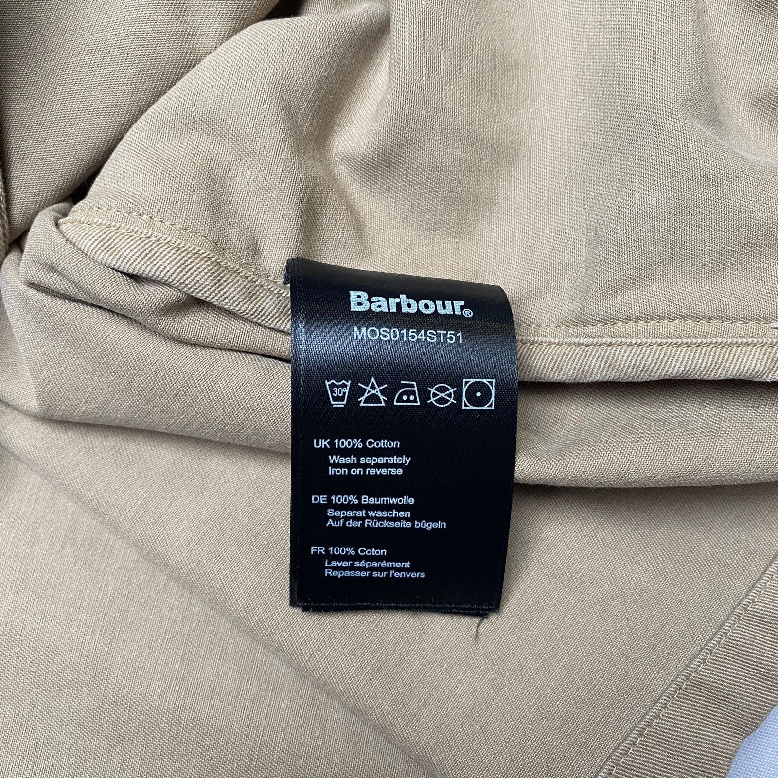 Barbour Barbour Dene Cotton Twill Overshirt Jacket Mens Medium Chore Size US M / EU 48-50 / 2 - 11 Thumbnail