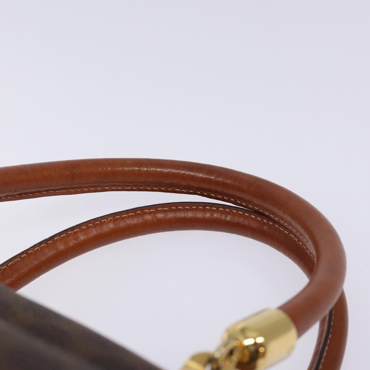 Celine CELINE Macadam Canvas Hand Bag Pvc Leather Brown Gold Size ONE SIZE - 8 Thumbnail
