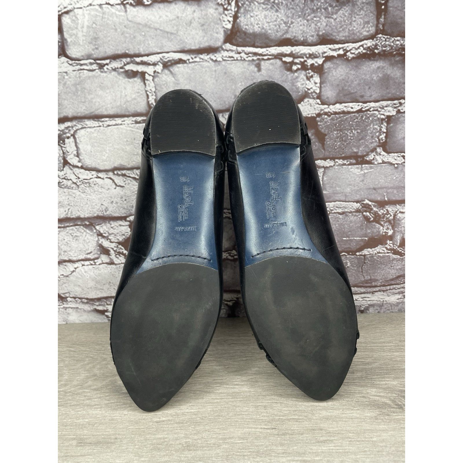 Cole Haan Maria Sharapova by Cole Haan Air Bacara Black Leather Ballet Size US 11 / IT 41 - 8 Thumbnail