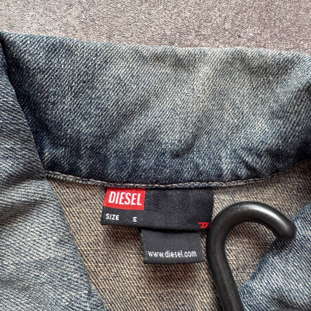 Diesel Diesel 90s Vintage Y2K Maxi Denim Jacket / Dress Coat Size S / US 4 / IT 40 - 13 Thumbnail