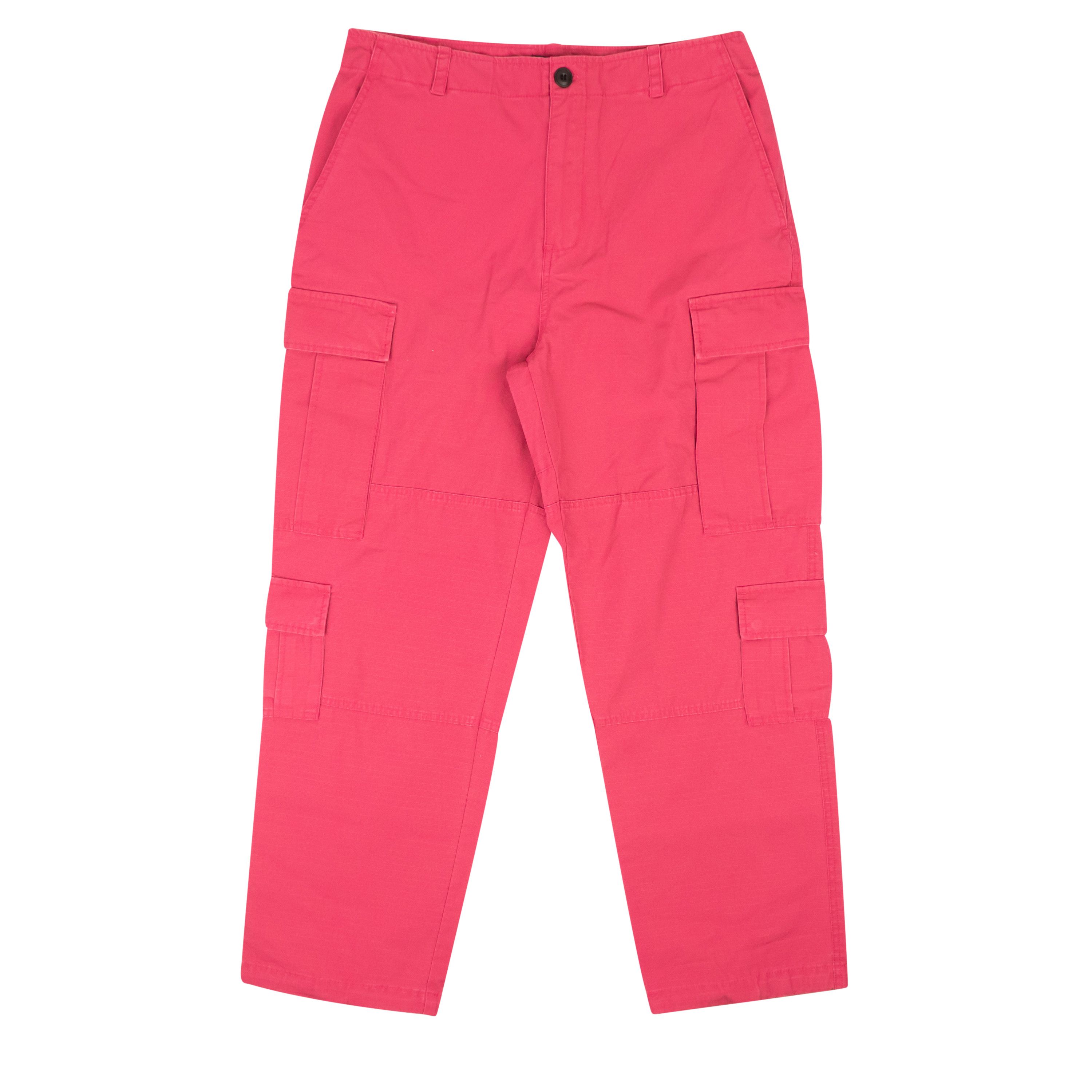 image of Stussy Magenta Ripstop Surplus Cargo Pants Size 31, Men's