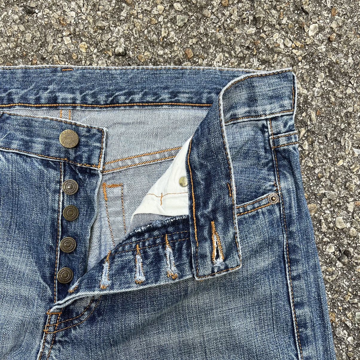 Japanese Brand Distressed Jeans Takeo Kikuchi Double Knee Denim Size US 32 / EU 48 - 6 Thumbnail