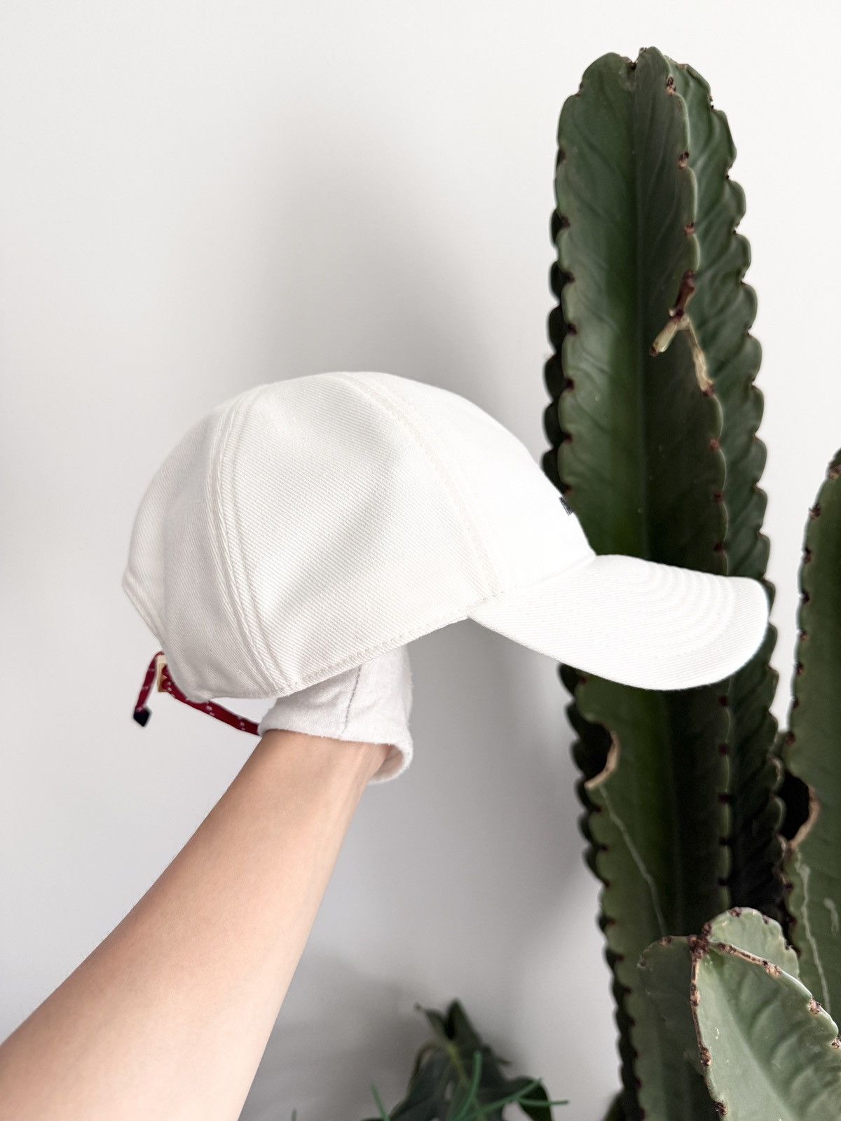 Miu Miu × New Balance RARE! Miu Miu x New Balance Red Cord Tennis Cap Hat Size ONE SIZE - 3 Thumbnail