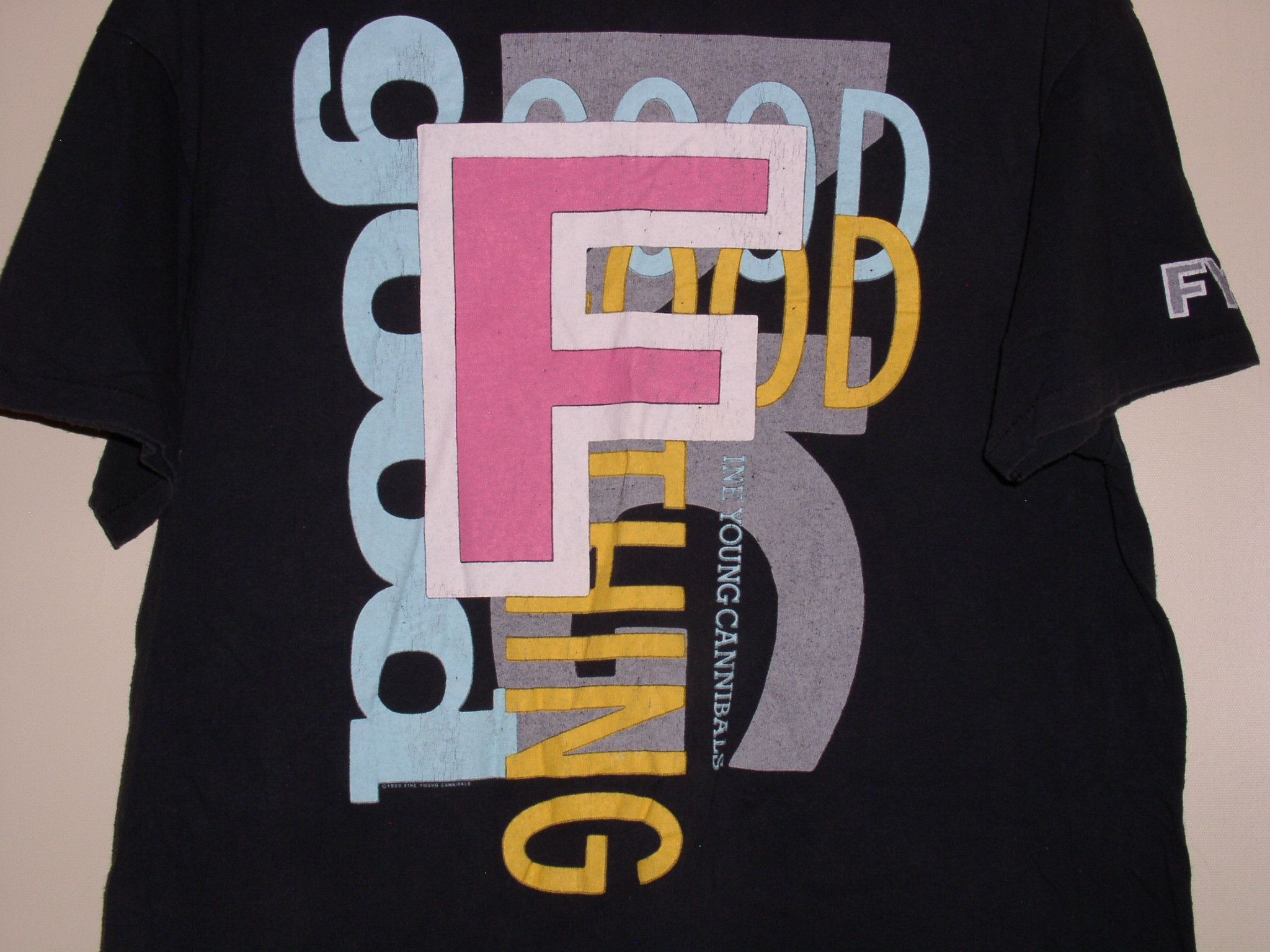Hanes Fine Young Cannibals Concert T Shirt 1988 Single Stitched Size US XL / EU 56 / 4 - 2 Thumbnail