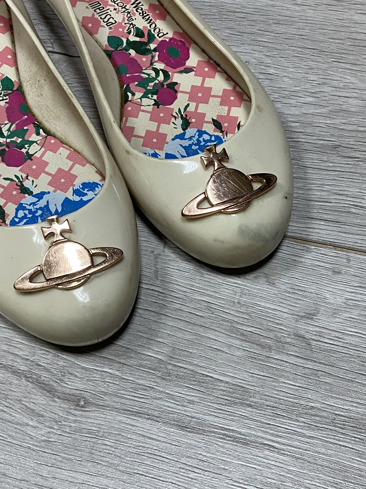 Melissa × Vivienne Westwood Vivienne Westwood x Melissa ballet flats big gold Orb Size US 7 / IT 37 - 4 Thumbnail