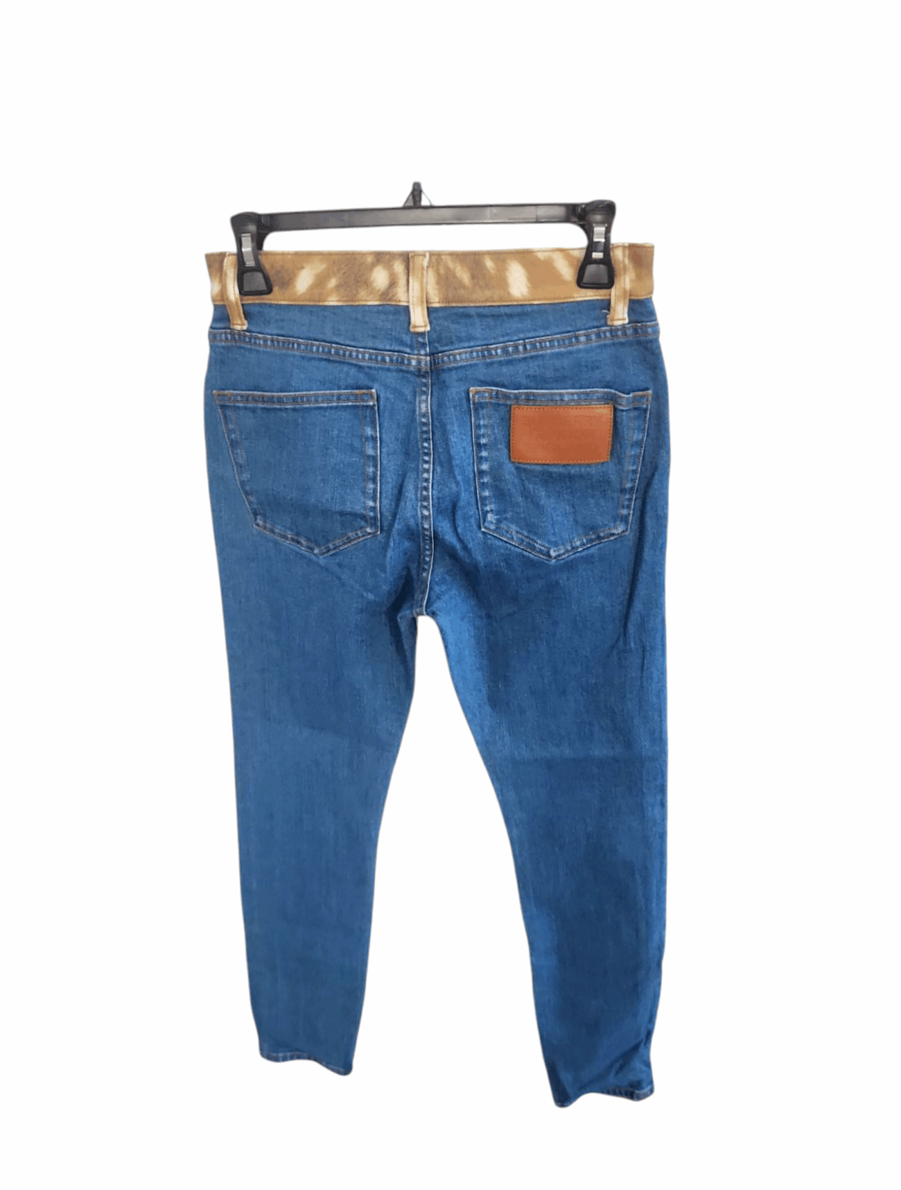 Burberry × Designer Burberry Bambi Ladies 26 Waisted Logo Patch Mid-rise Skinny Size 26" / US 2 / IT 38 - 3 Thumbnail
